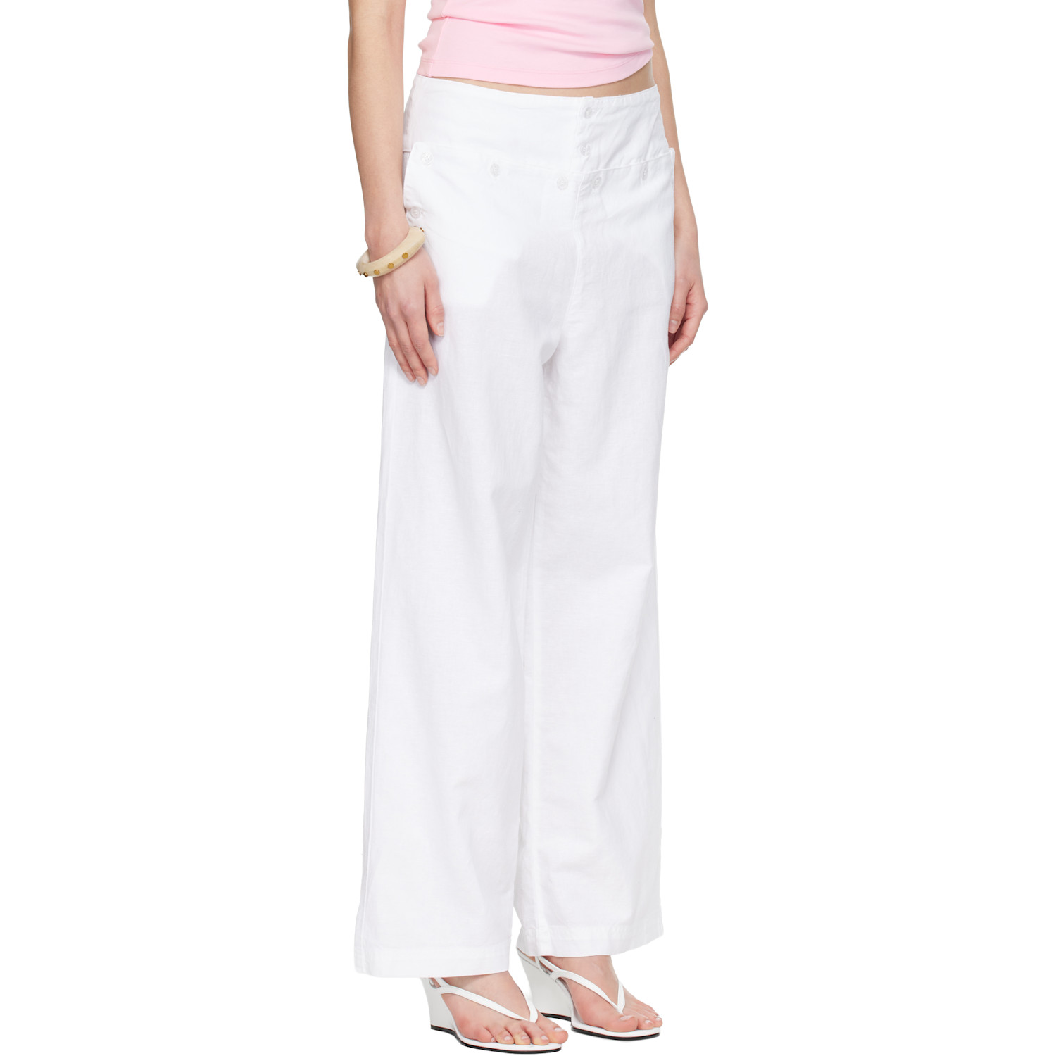  Gimaguas White Anna Trousers 