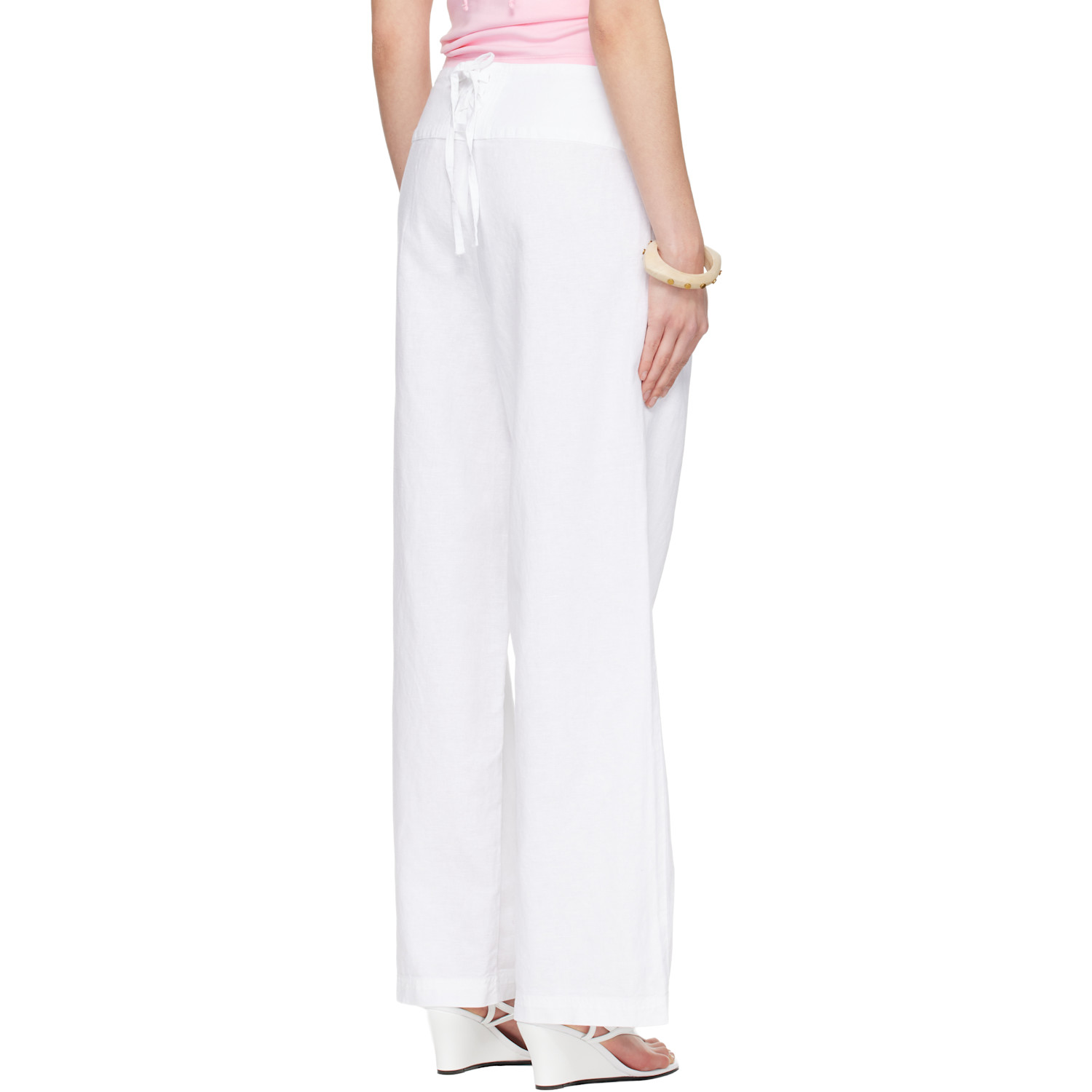  Gimaguas White Anna Trousers 