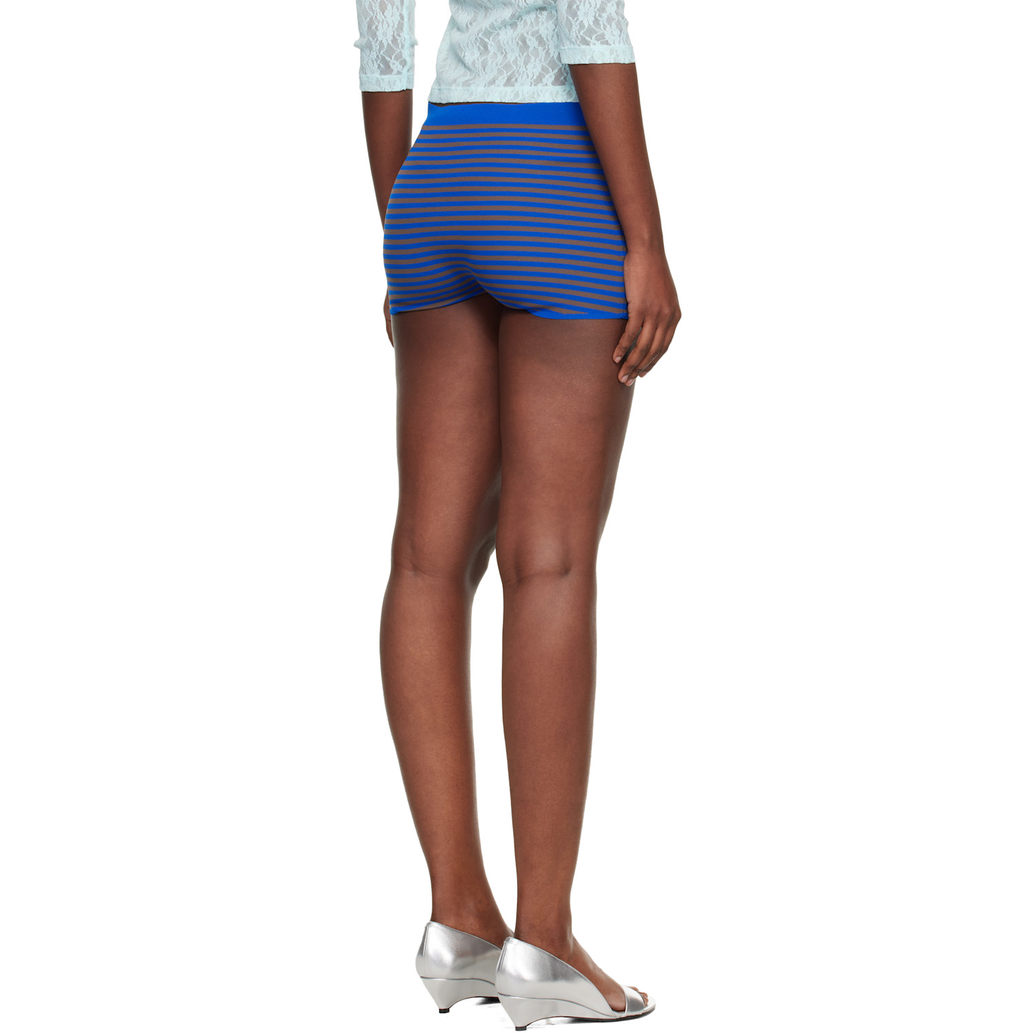  Gimaguas Blue & Brown Camu Shorts 