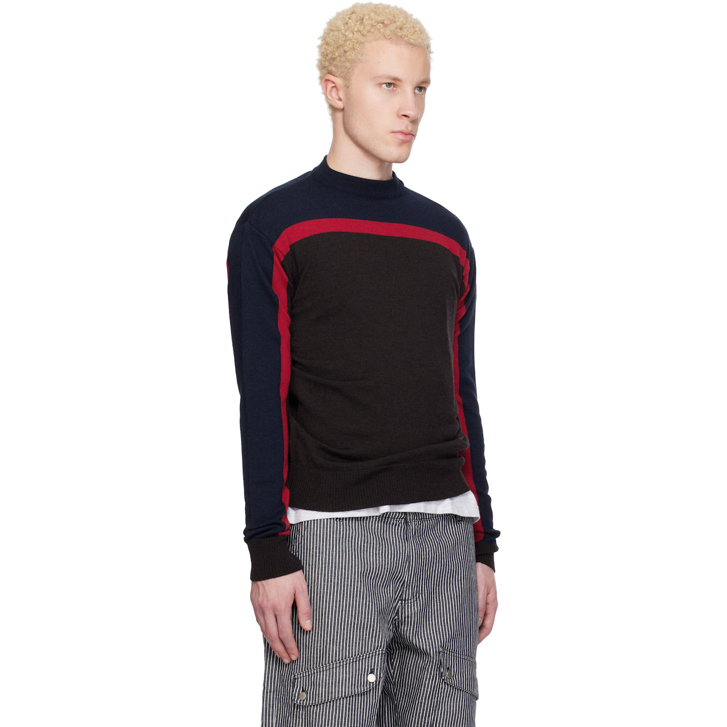  Gimaguas Navy & Brown Honey Sweater 