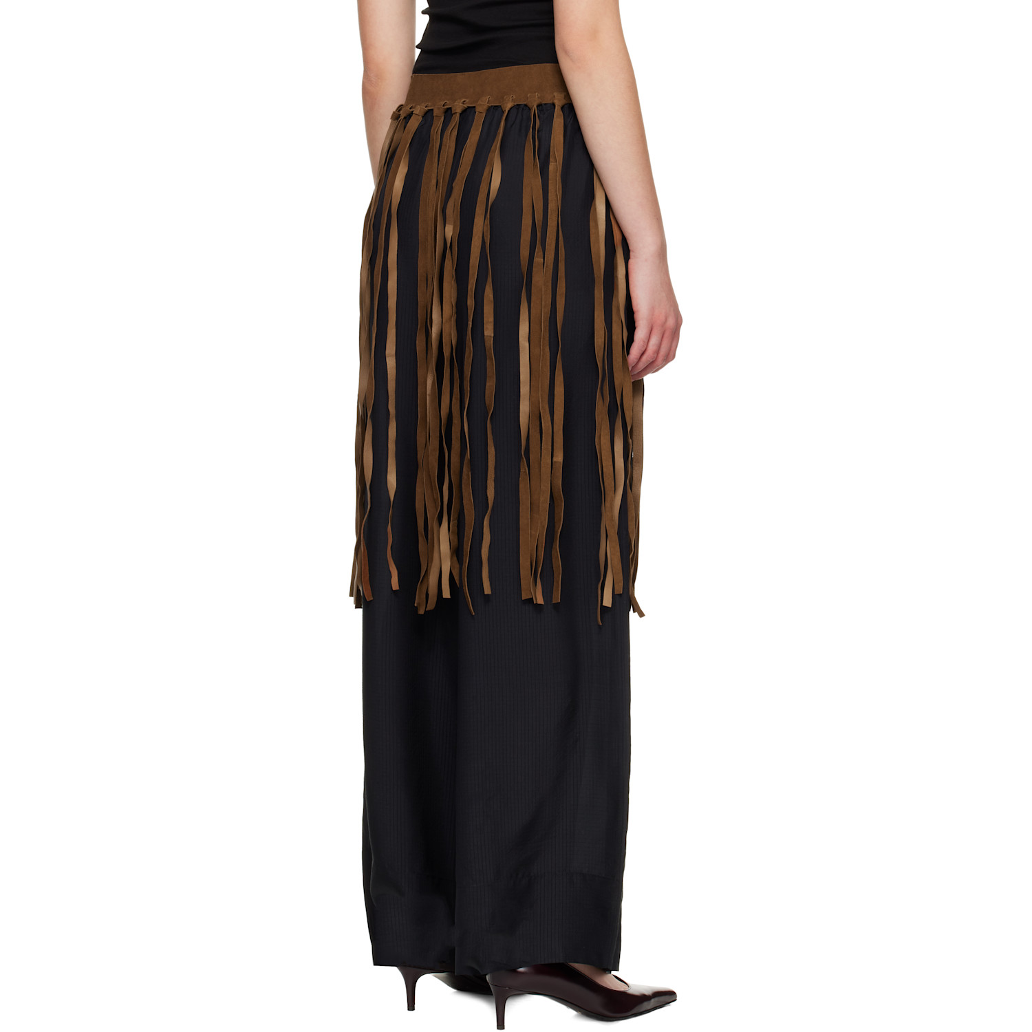  Maryam Nassir Zadeh Tan Precious Belt 