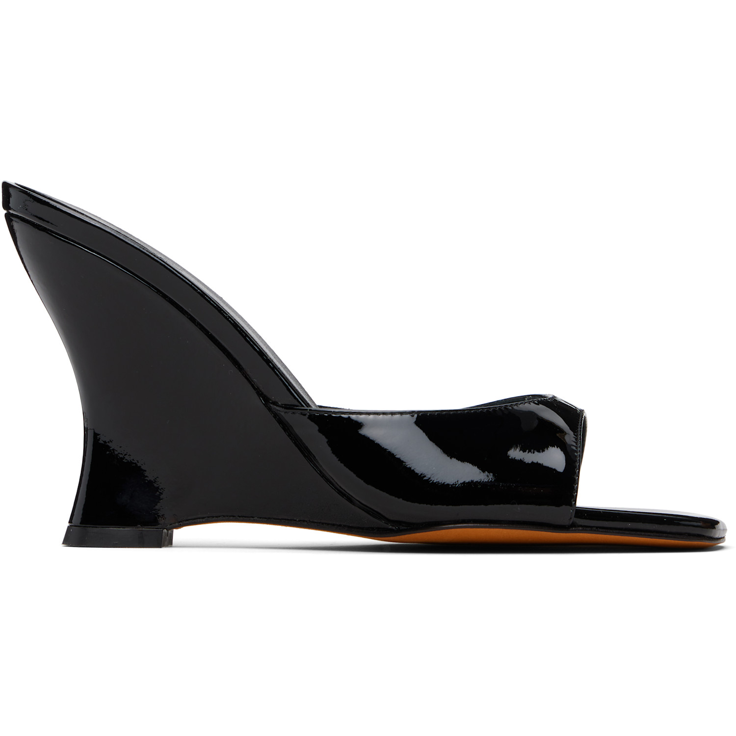 Maryam Nassir Zadeh Black Lido Wedge Heeled Sandals