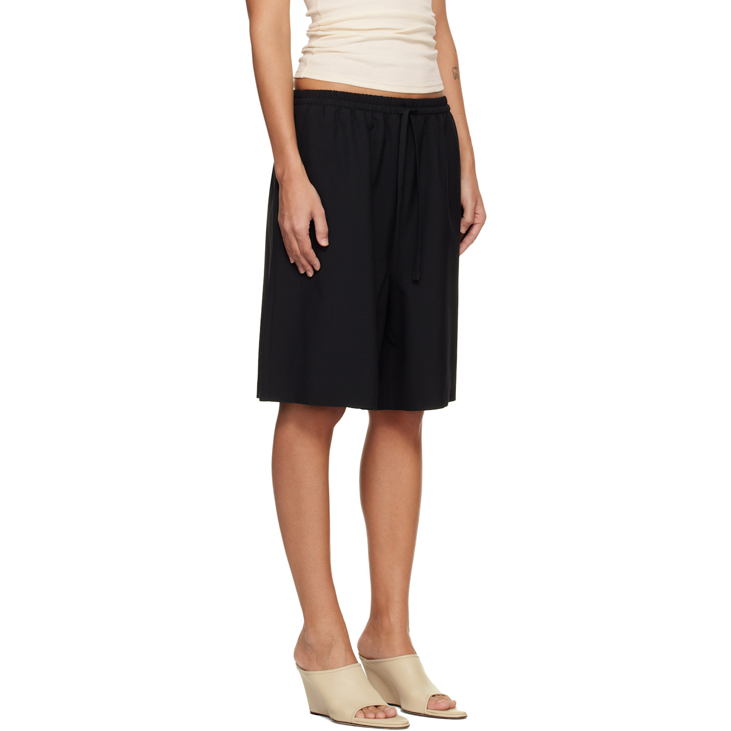  Fear Of God Black Drawstring Shorts 