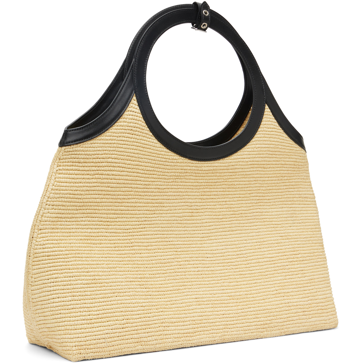  Courrèges Beige Raphia Holy Day Tote 