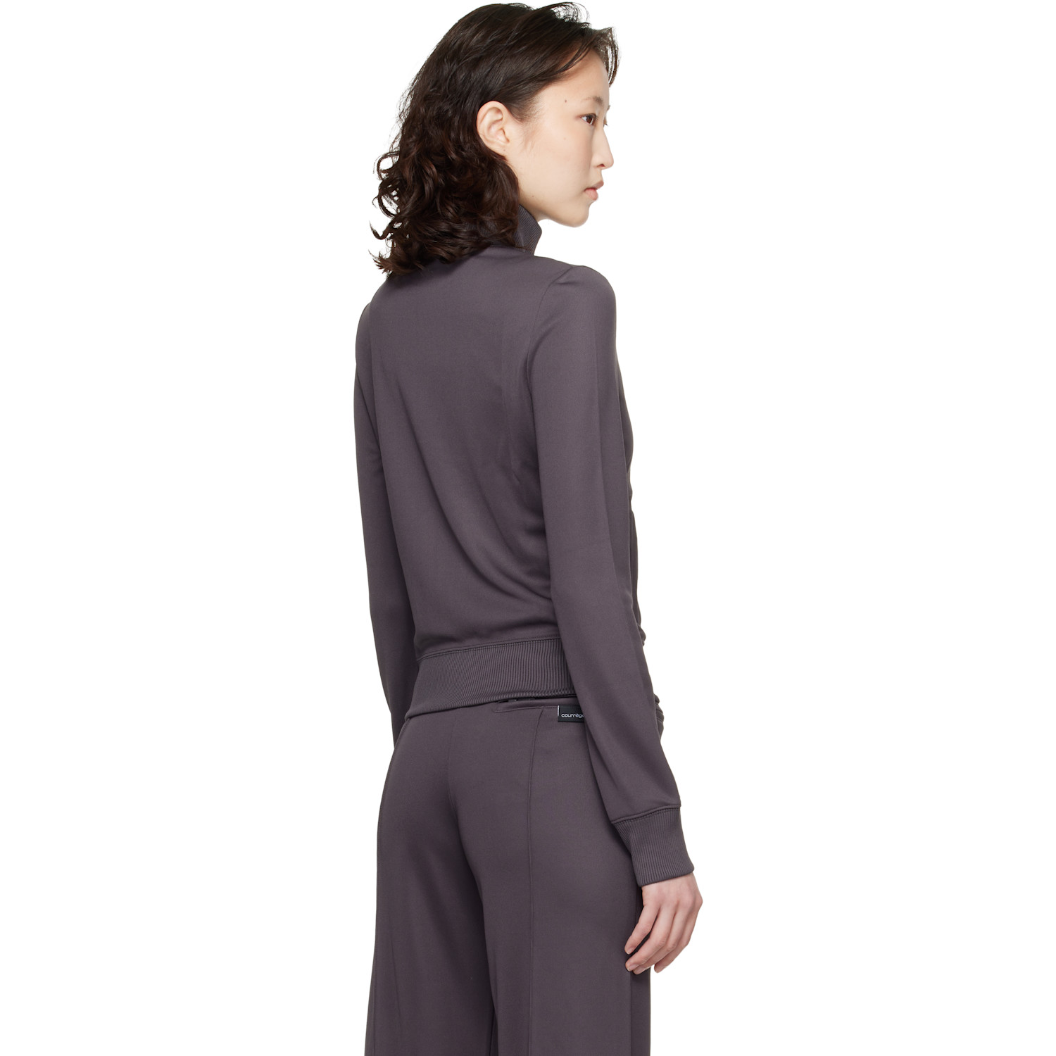 Courrèges Gray Signature Track Jacket 