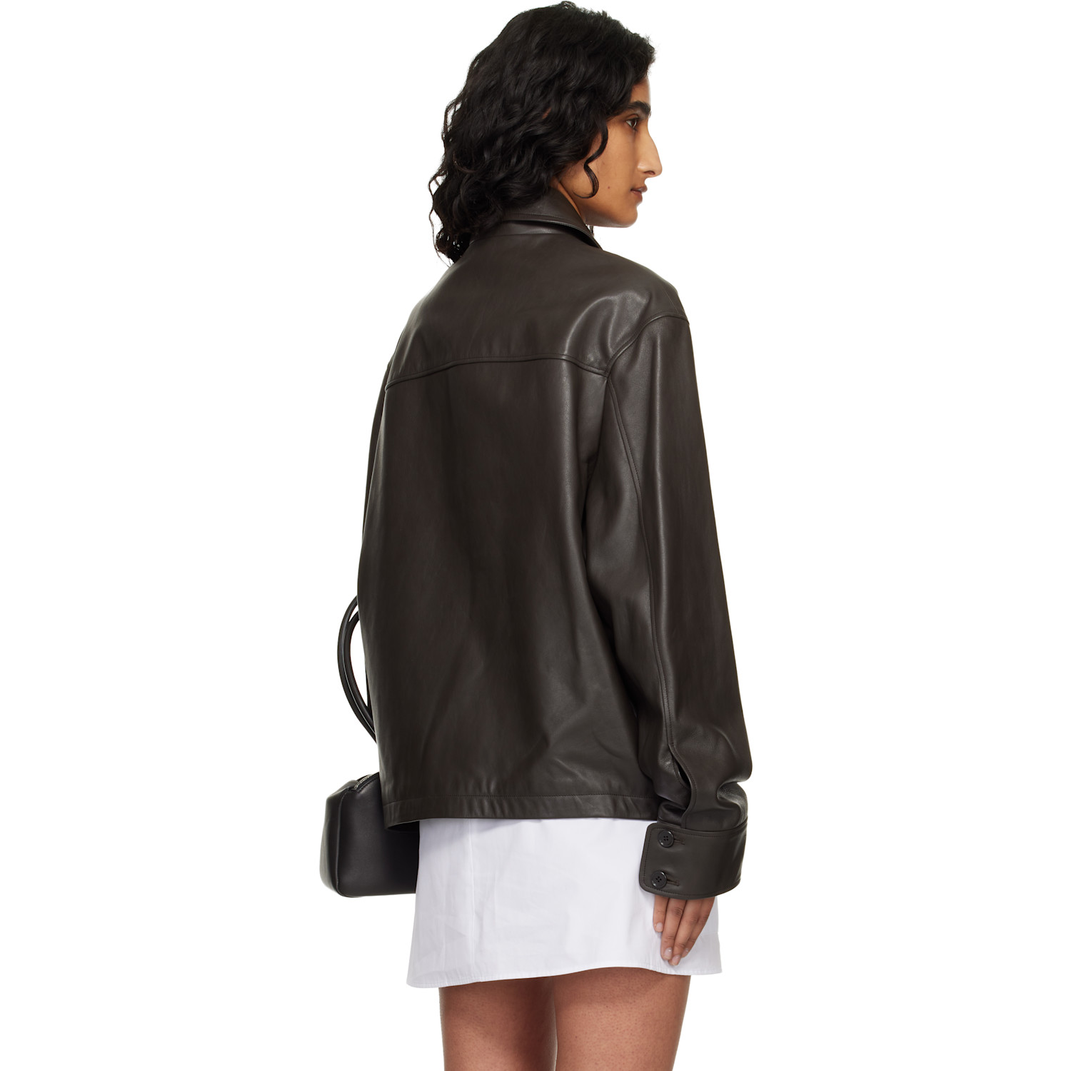  Courrèges Brown 2-pocket Leather Jacket 