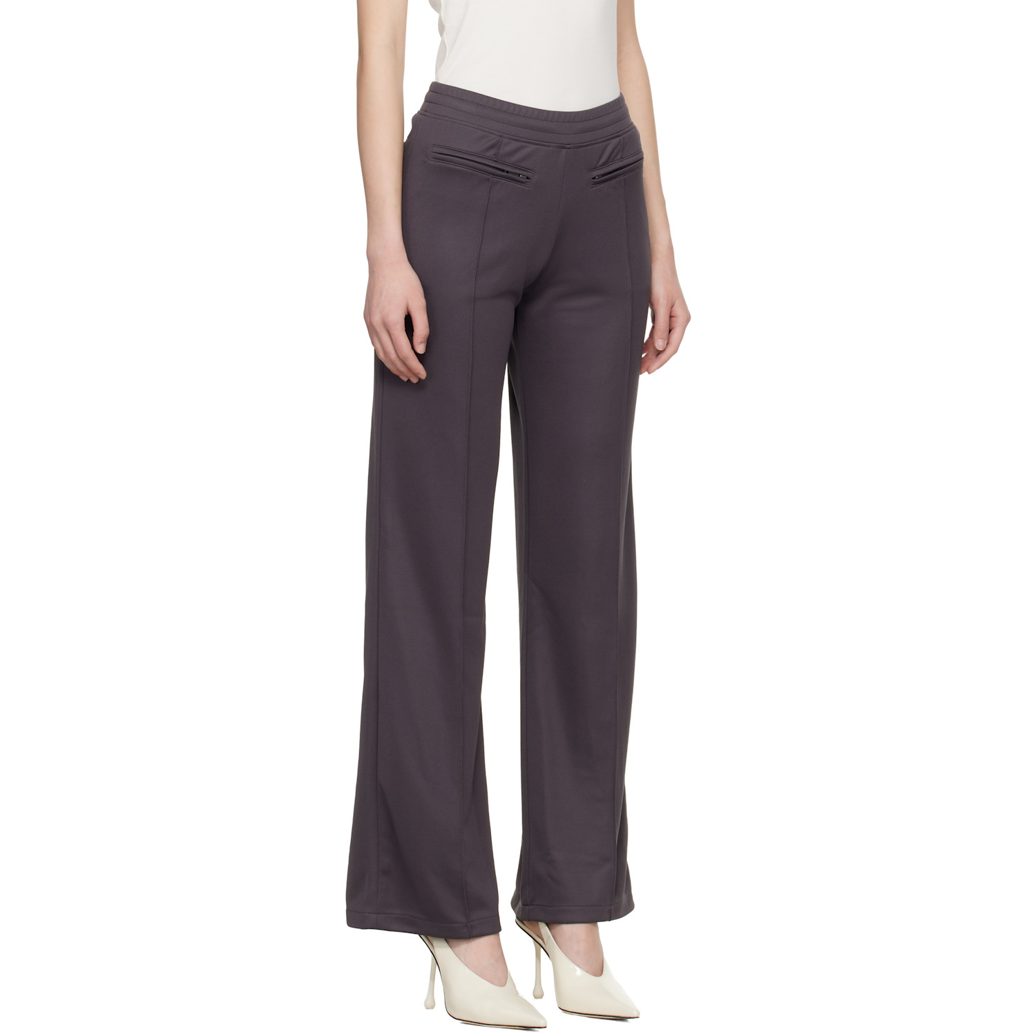  Courrèges Gray Interlock Track Pants 