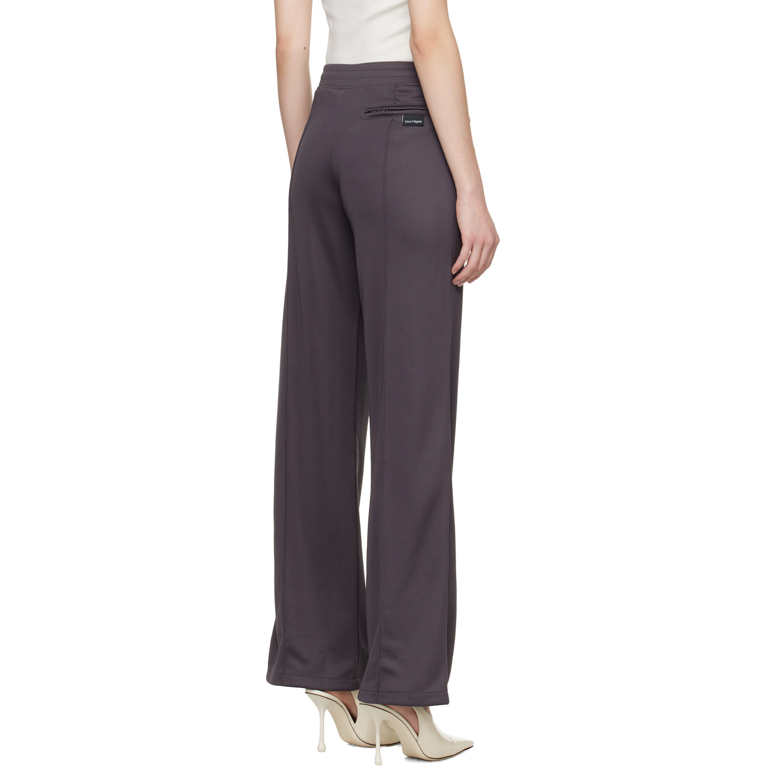  Courrèges Gray Interlock Track Pants 