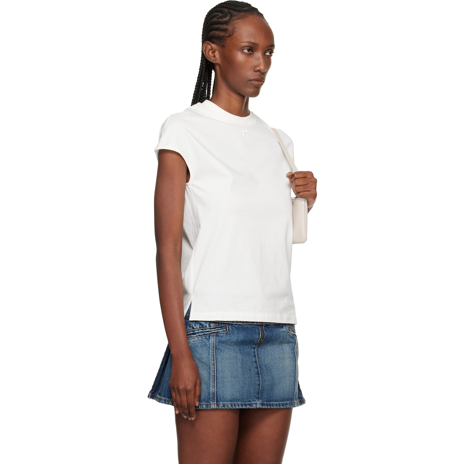 Courrèges White Oversized T-shirt 