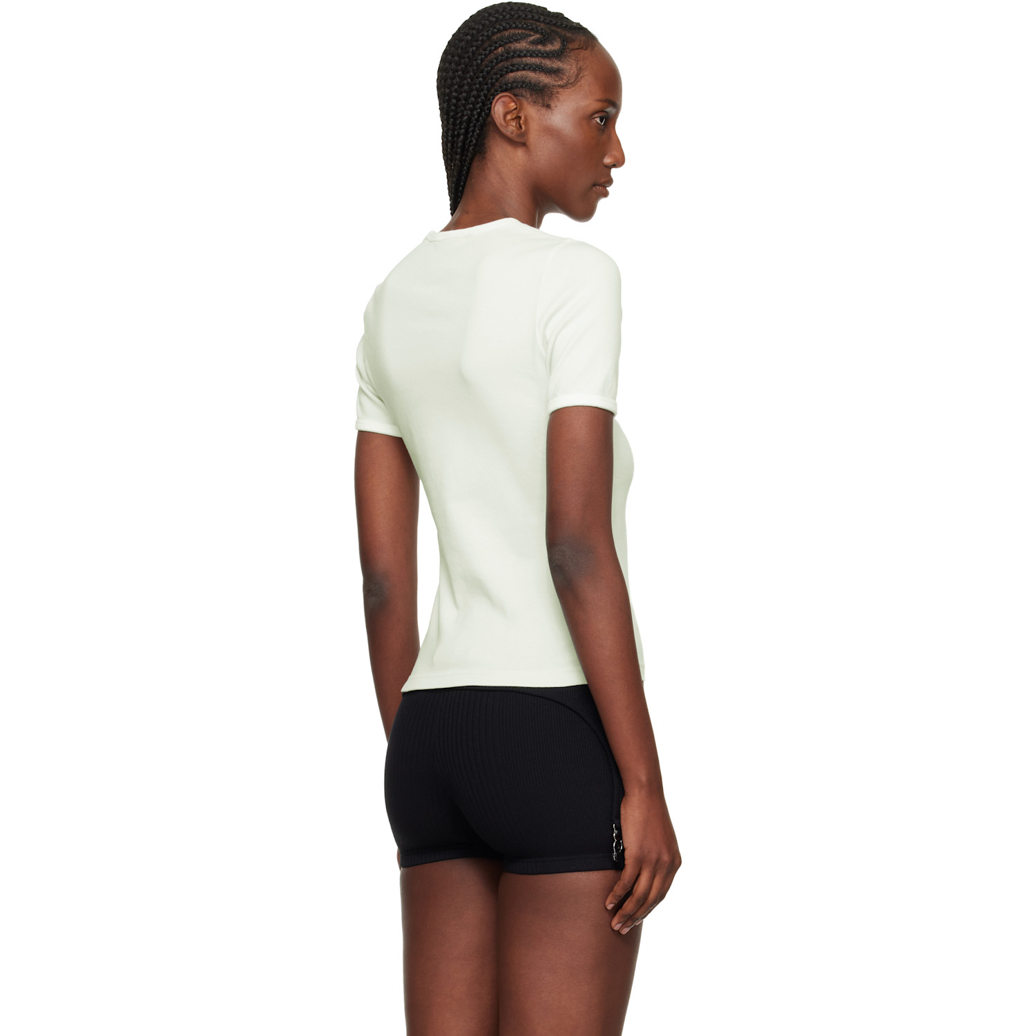  Courrèges Blue Signature Contrast T-shirt 