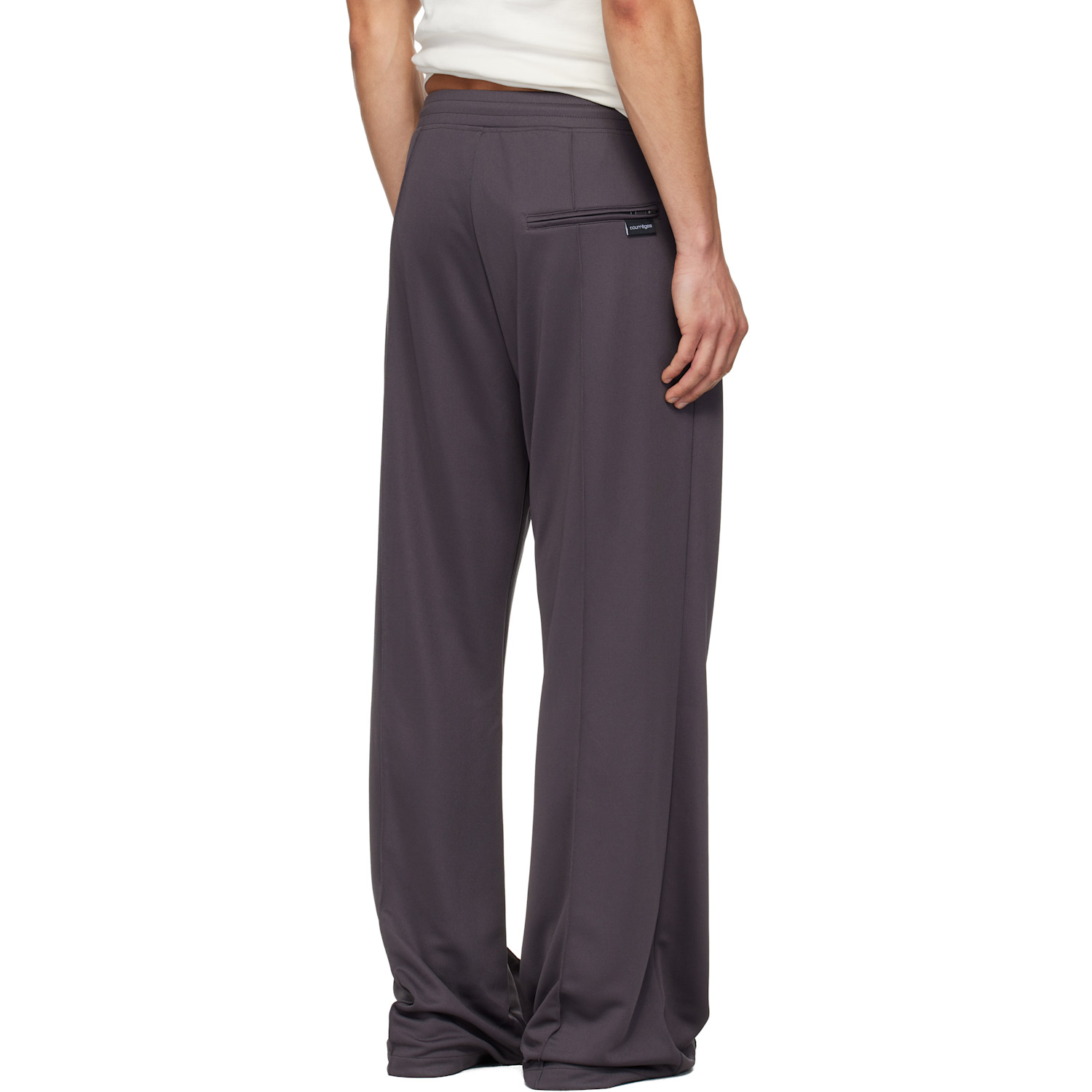 Courrèges Gray Interlock Track Pants 