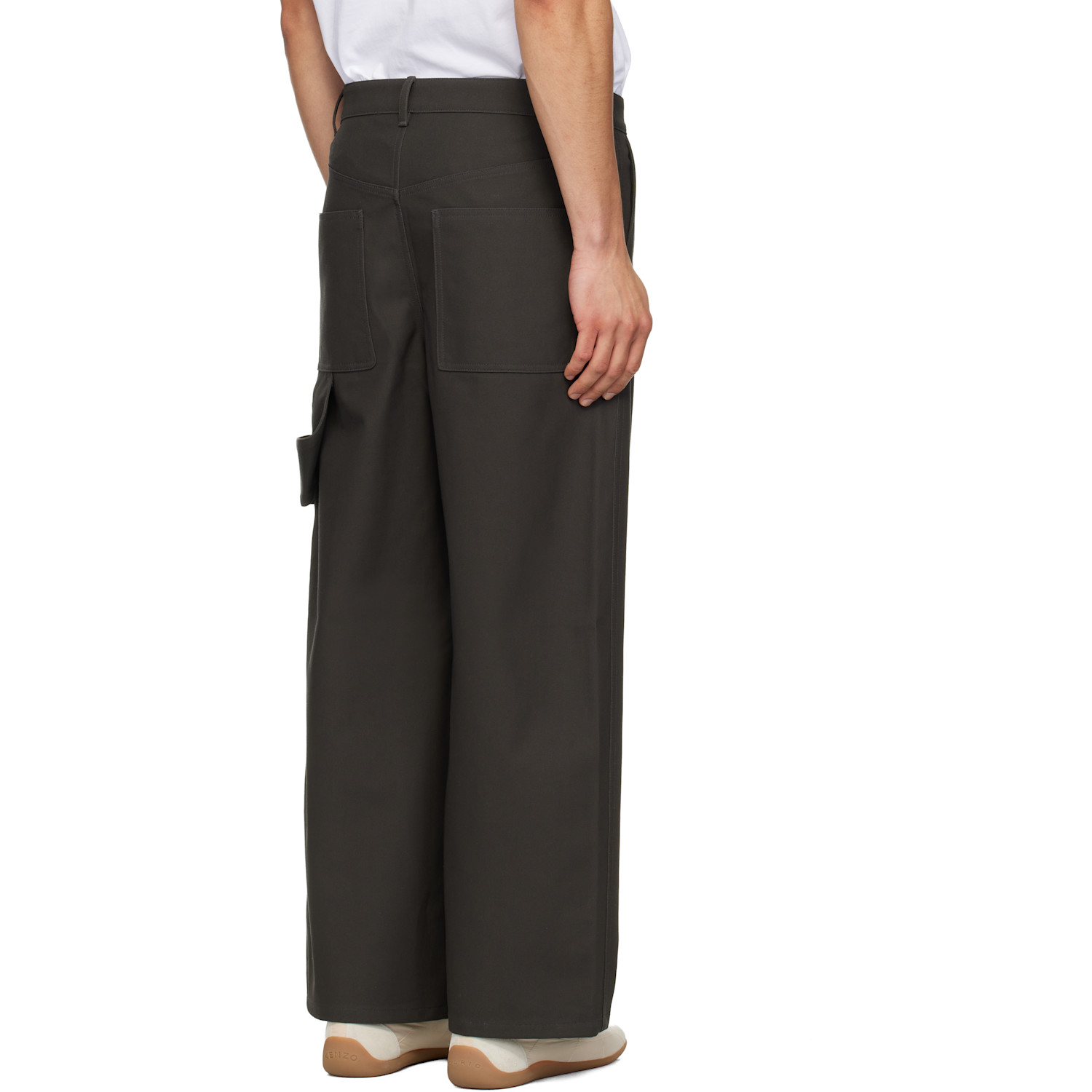  Courrèges Gray Hammer Cotton Short Trousers 