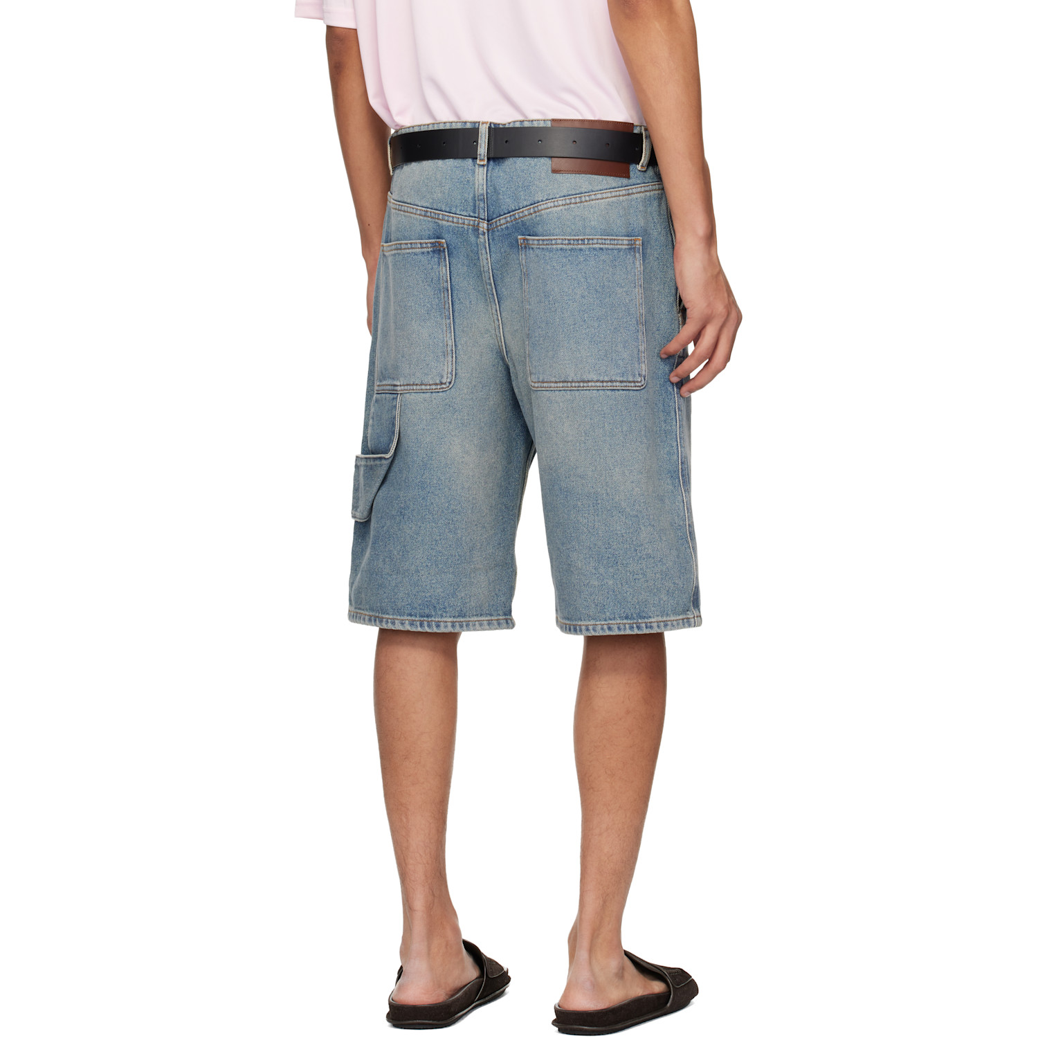  Courrèges Blue Hammer Denim Shorts 