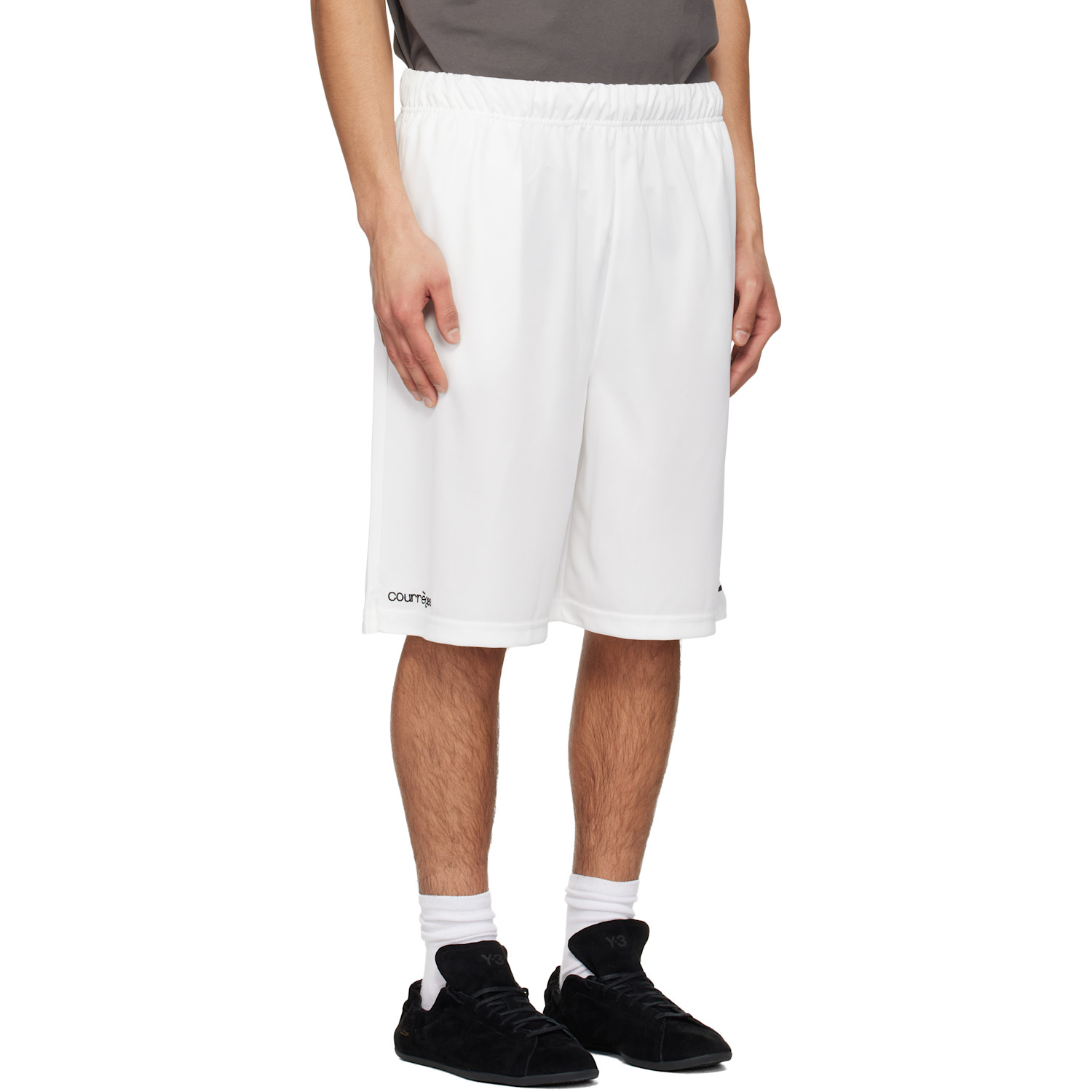  Courrèges White Sports Shorts 