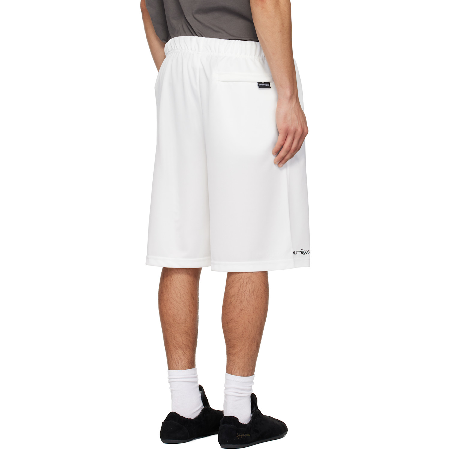  Courrèges White Sports Shorts 