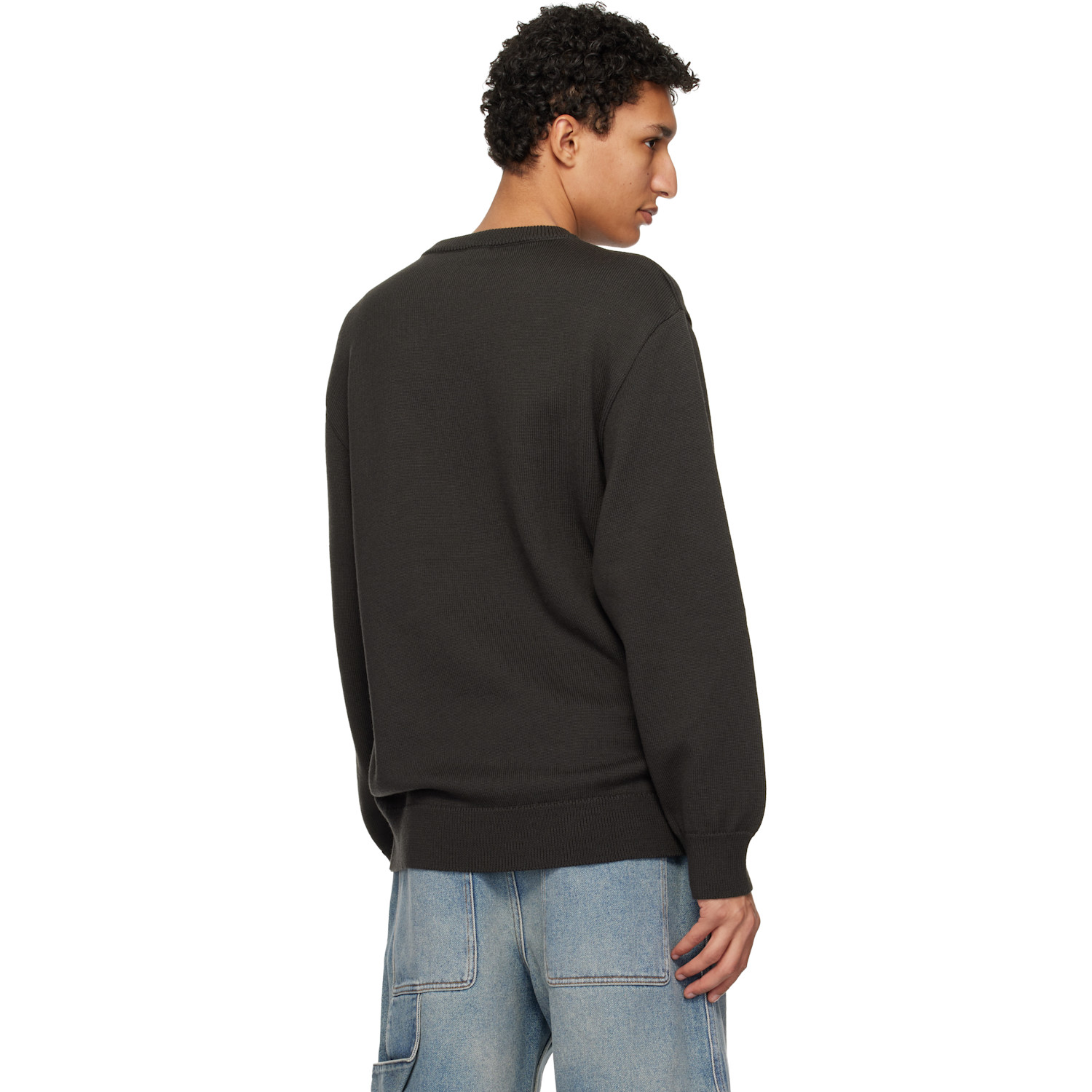  Courrèges Brown Utility Wool Sweater 