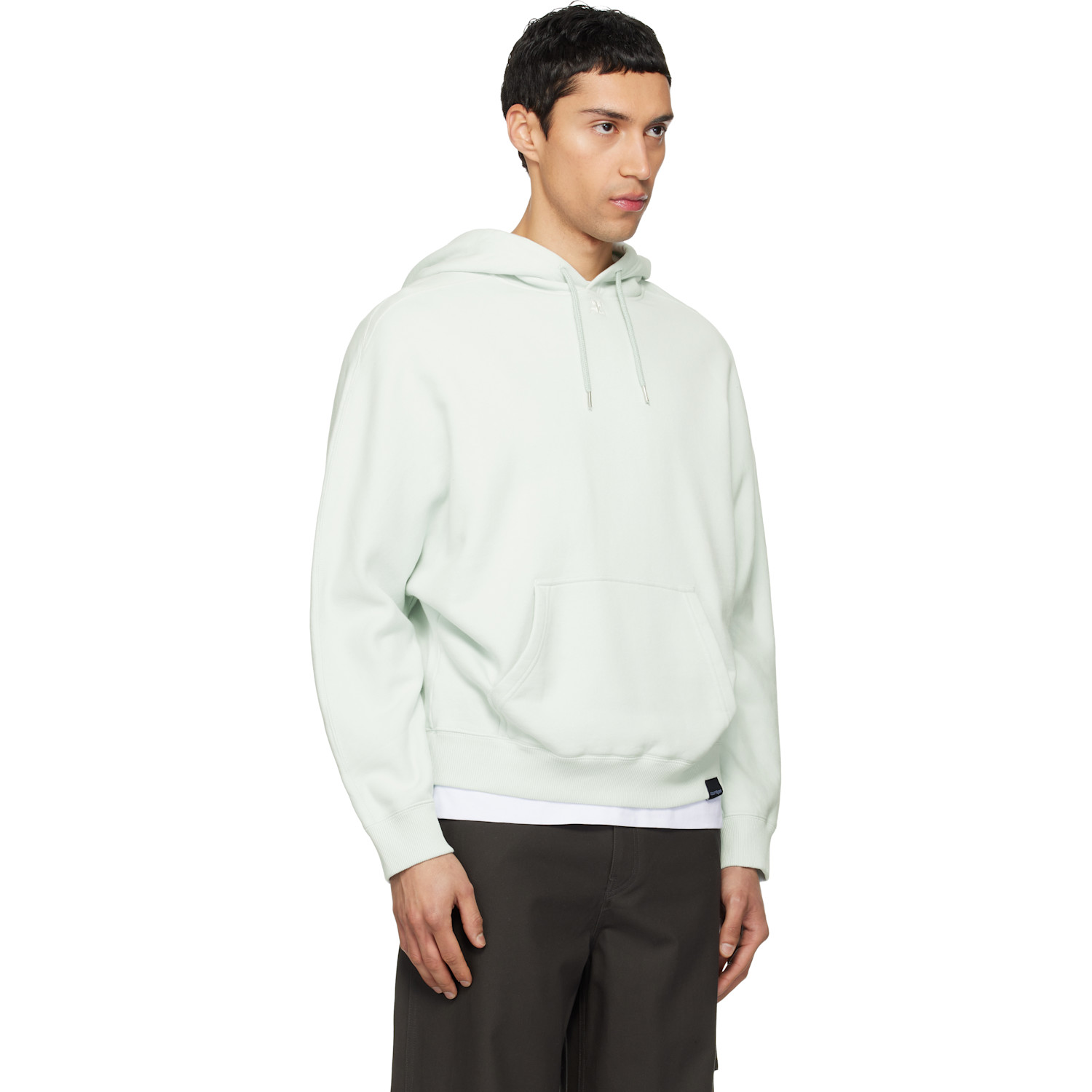  Courrèges Green Oversized Hoodie 