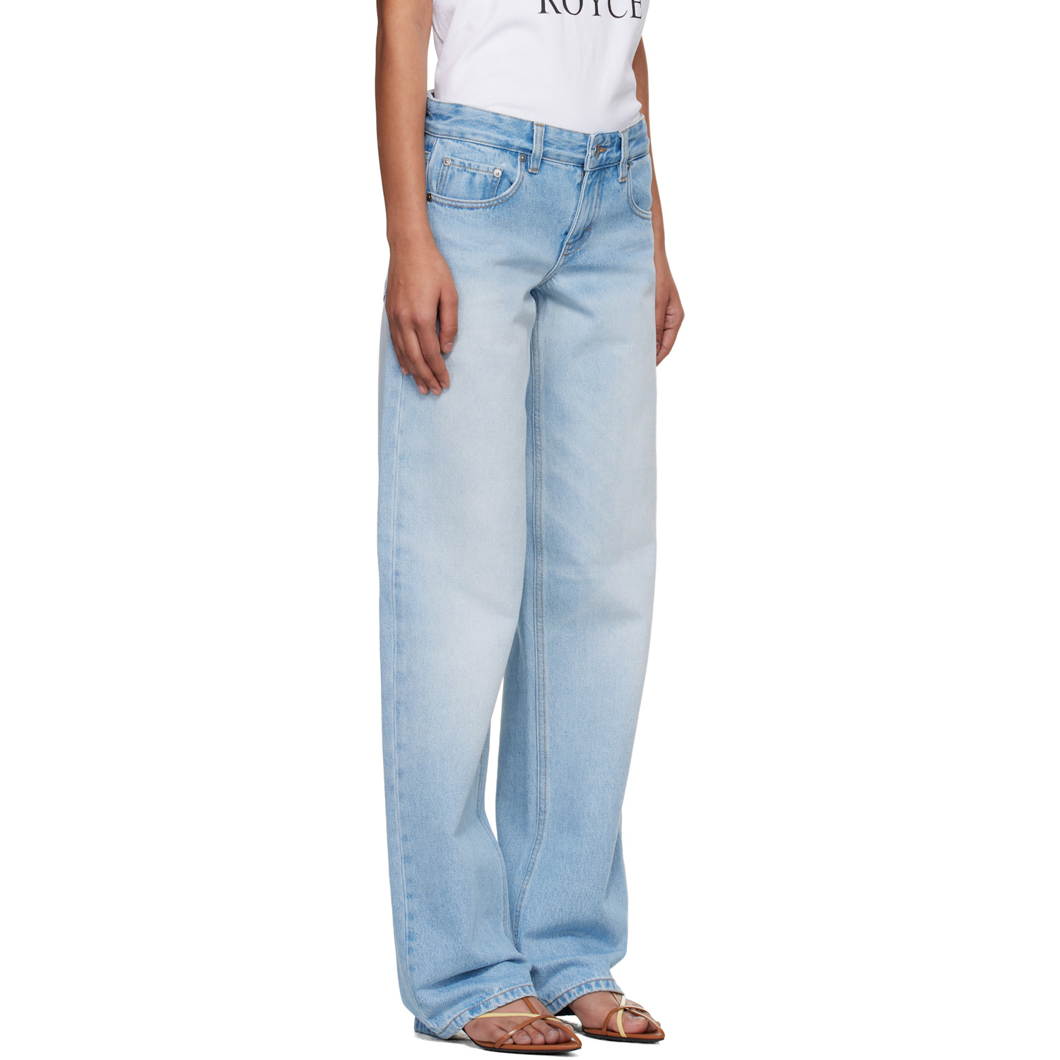  Victoria Beckham Blue Harper Jeans 