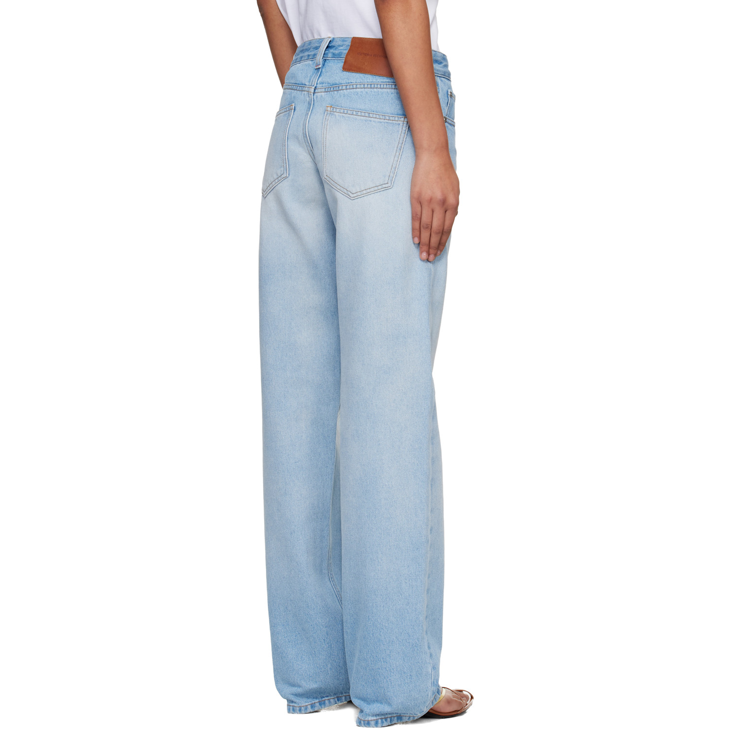  Victoria Beckham Blue Harper Jeans 
