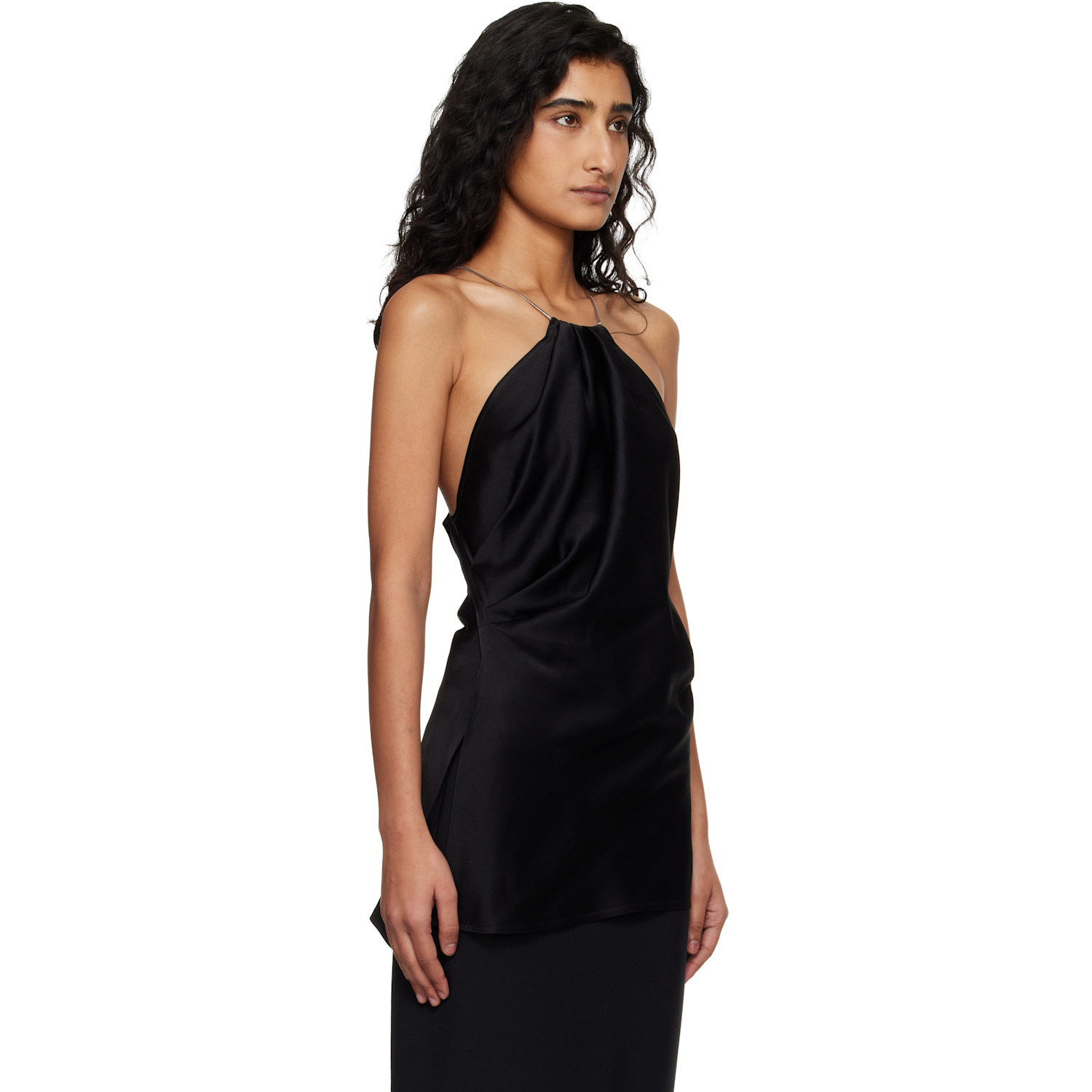  Victoria Beckham Black Chain Camisole 