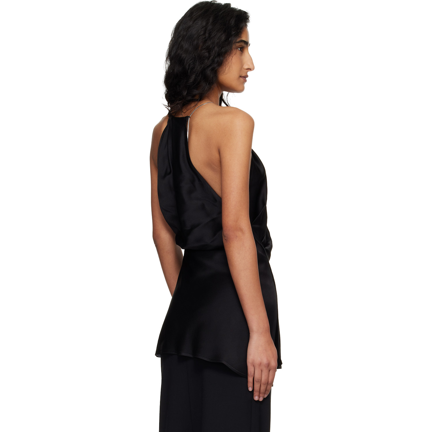  Victoria Beckham Black Chain Camisole 