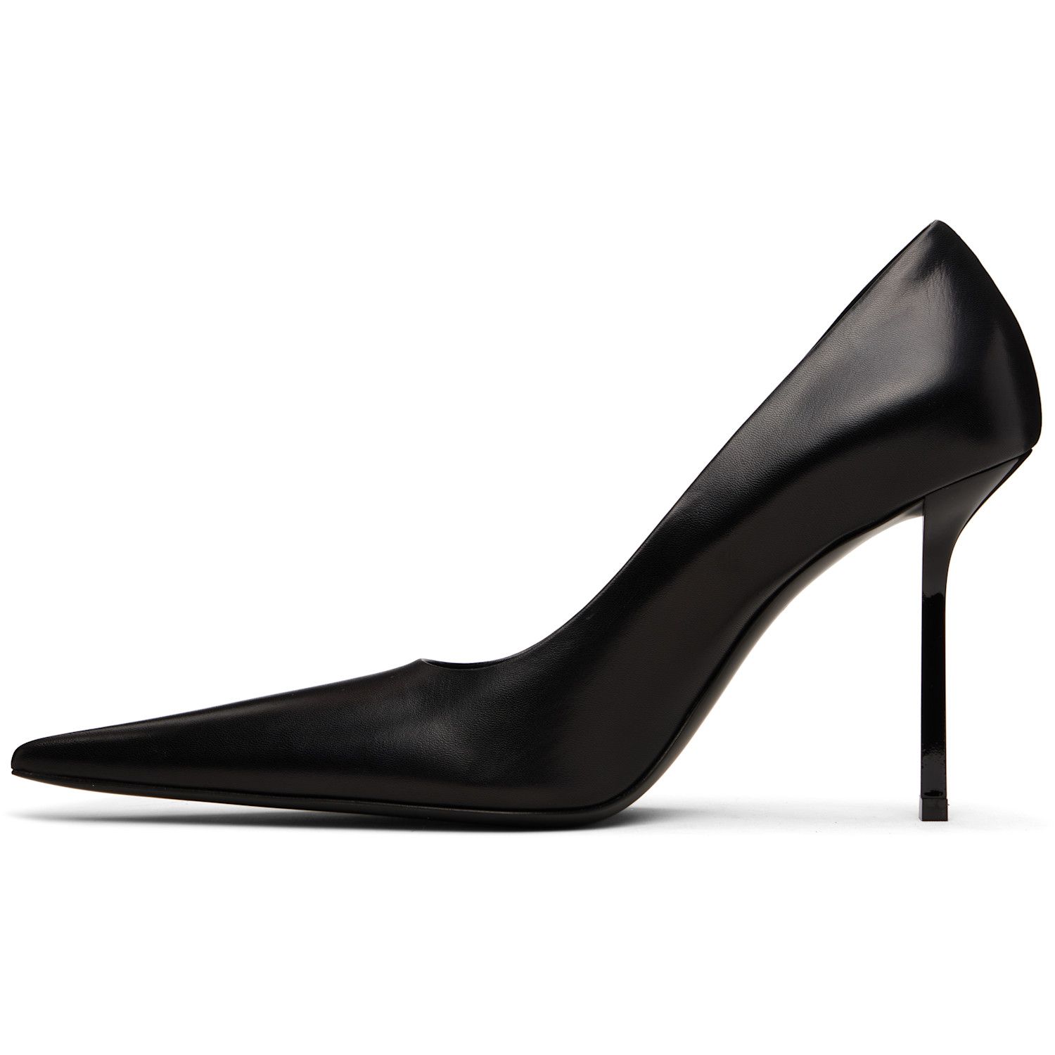  Victoria Beckham Black Victoria Stiletto 100 Leather Heels 