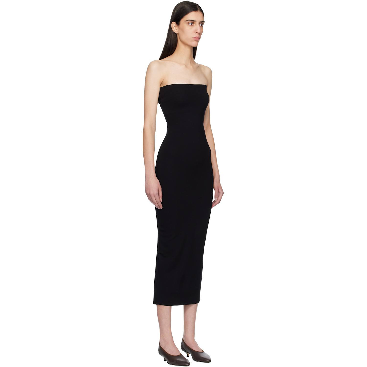  Leset Black Rio Bandeau Midi Dress 