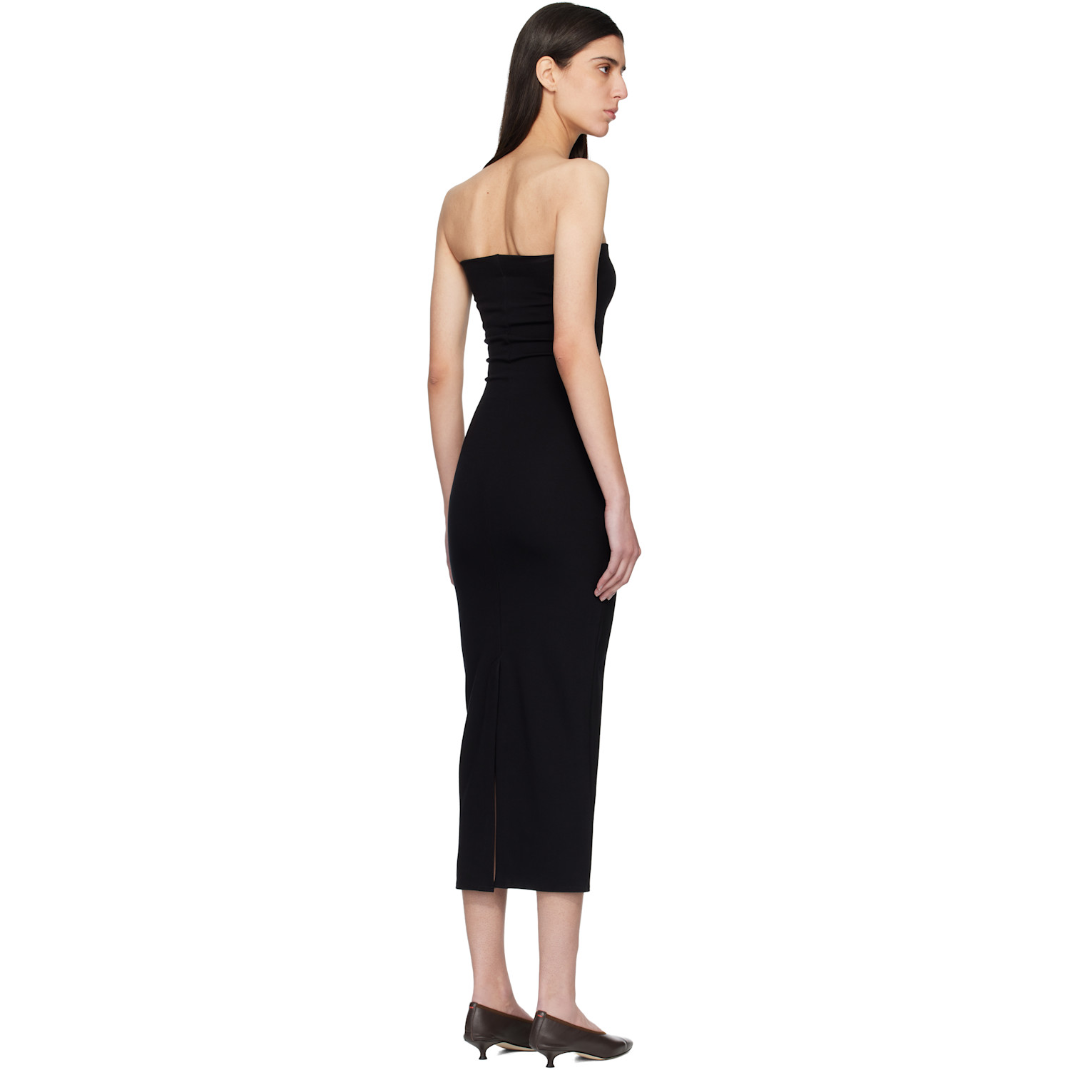  Leset Black Rio Bandeau Midi Dress 