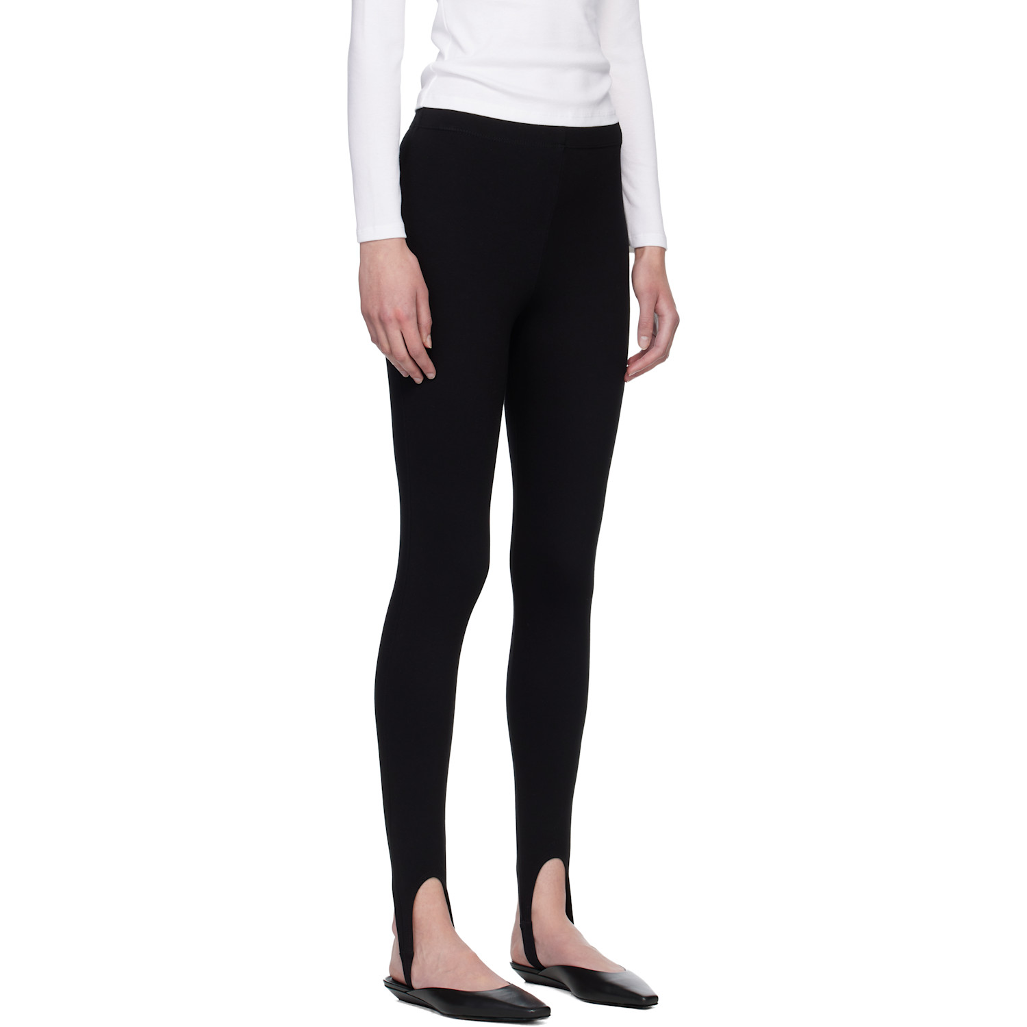  Leset Black Rio Stirrup Leggings 