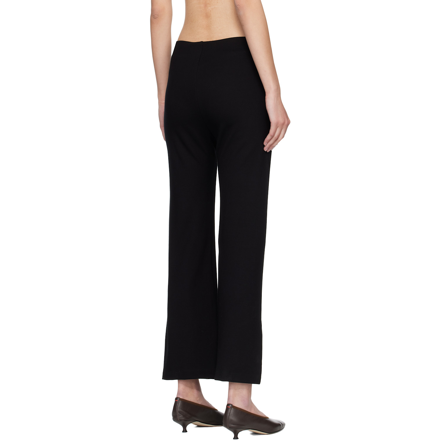  Leset Black Rio High Waist Flare Trousers 