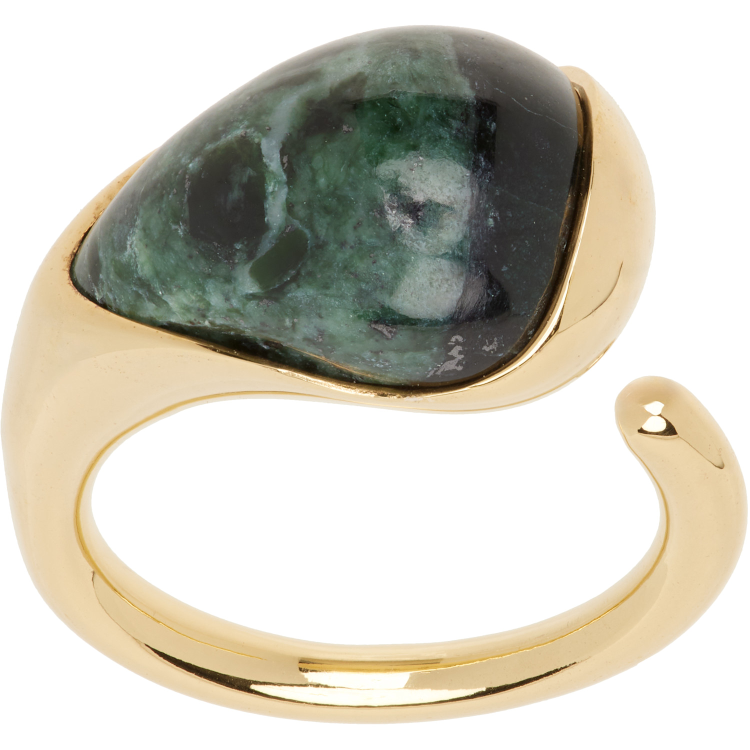 Bottega Veneta Small Drop Marble Ring