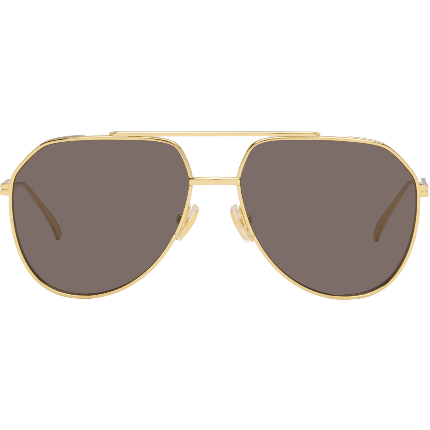Bottega Veneta Gold Ribbon Sunglasses
