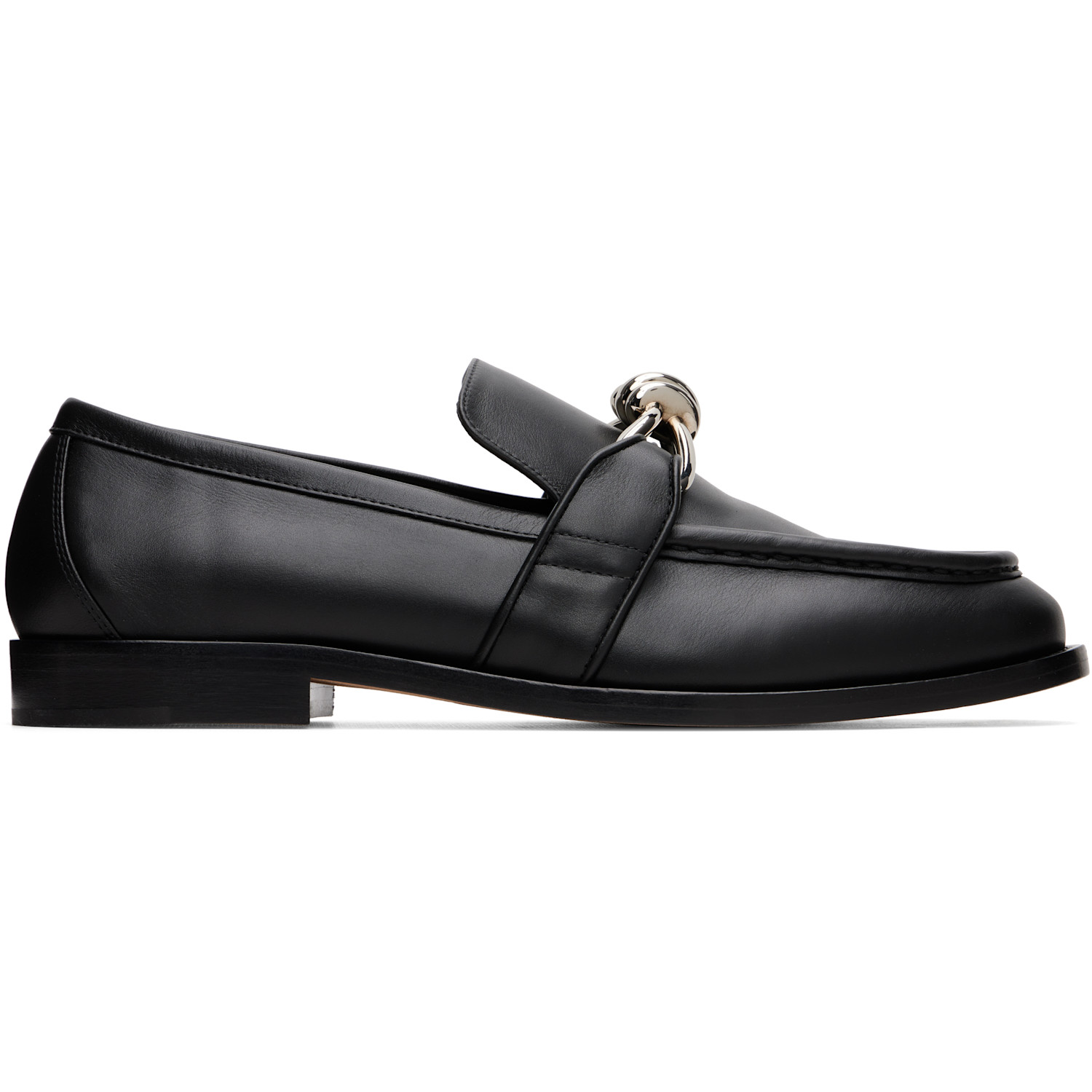 Bottega Veneta Black Astaire Loafers