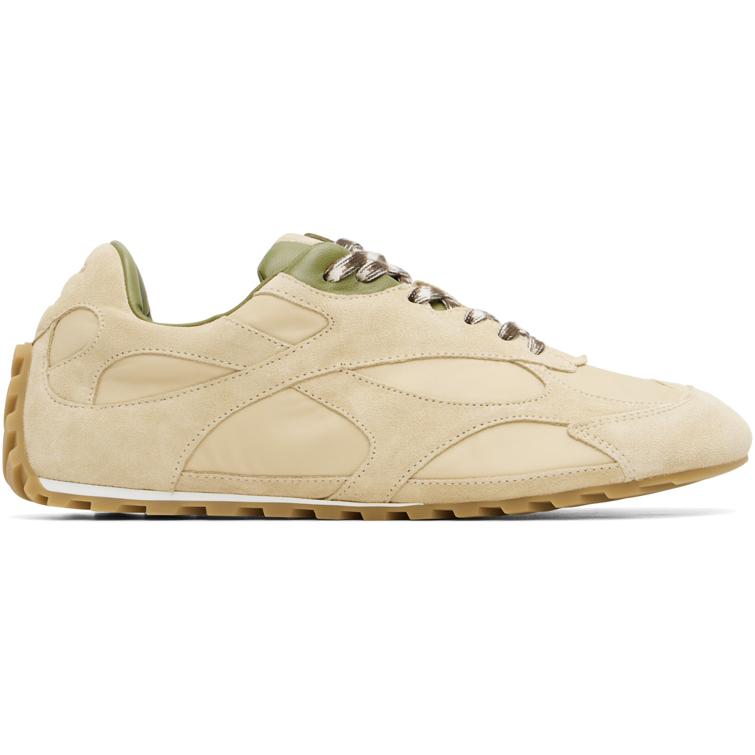 Bottega Veneta Beige Orbit Flash Sneakers
