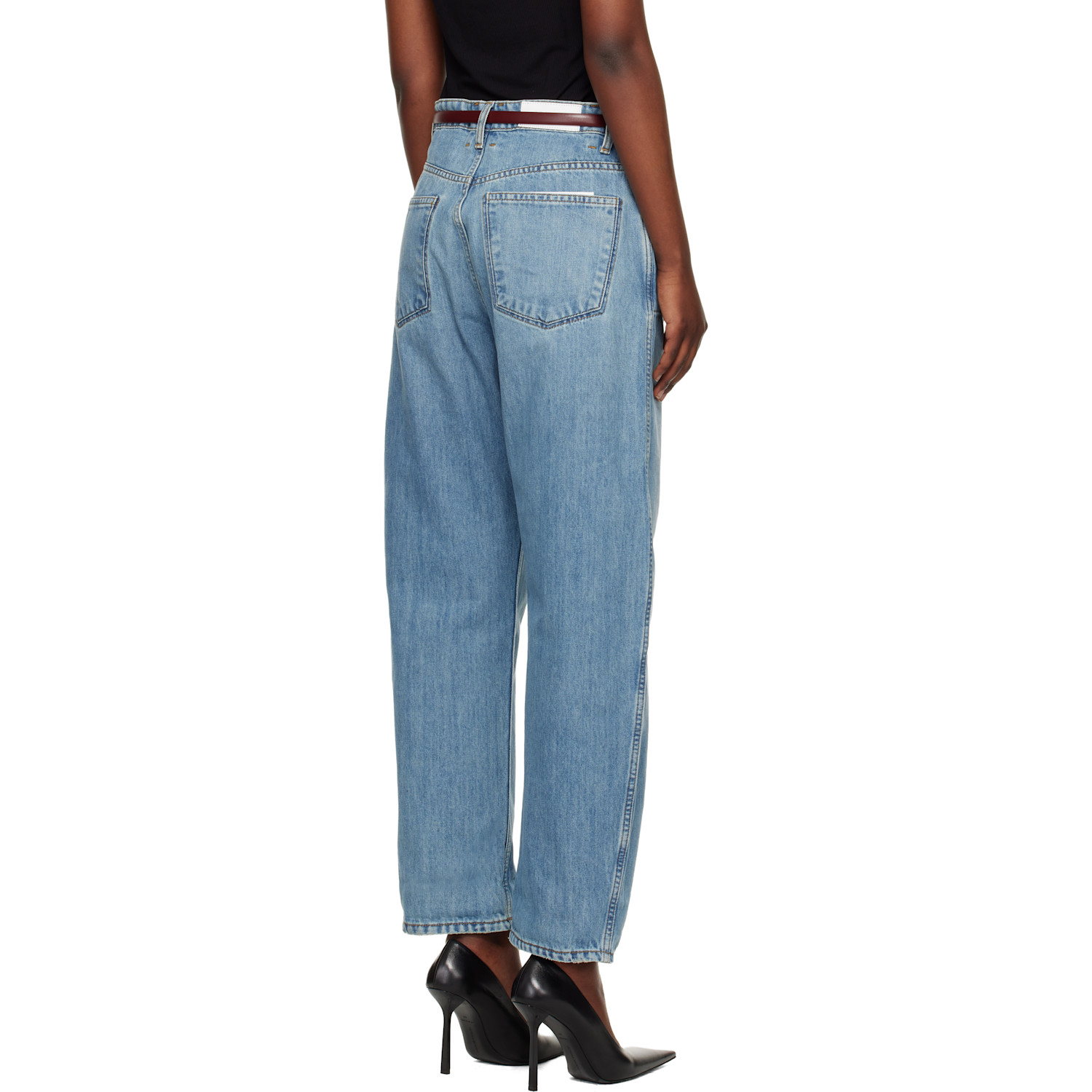  Re/done Blue 'the Rewind' Reversible Jeans 