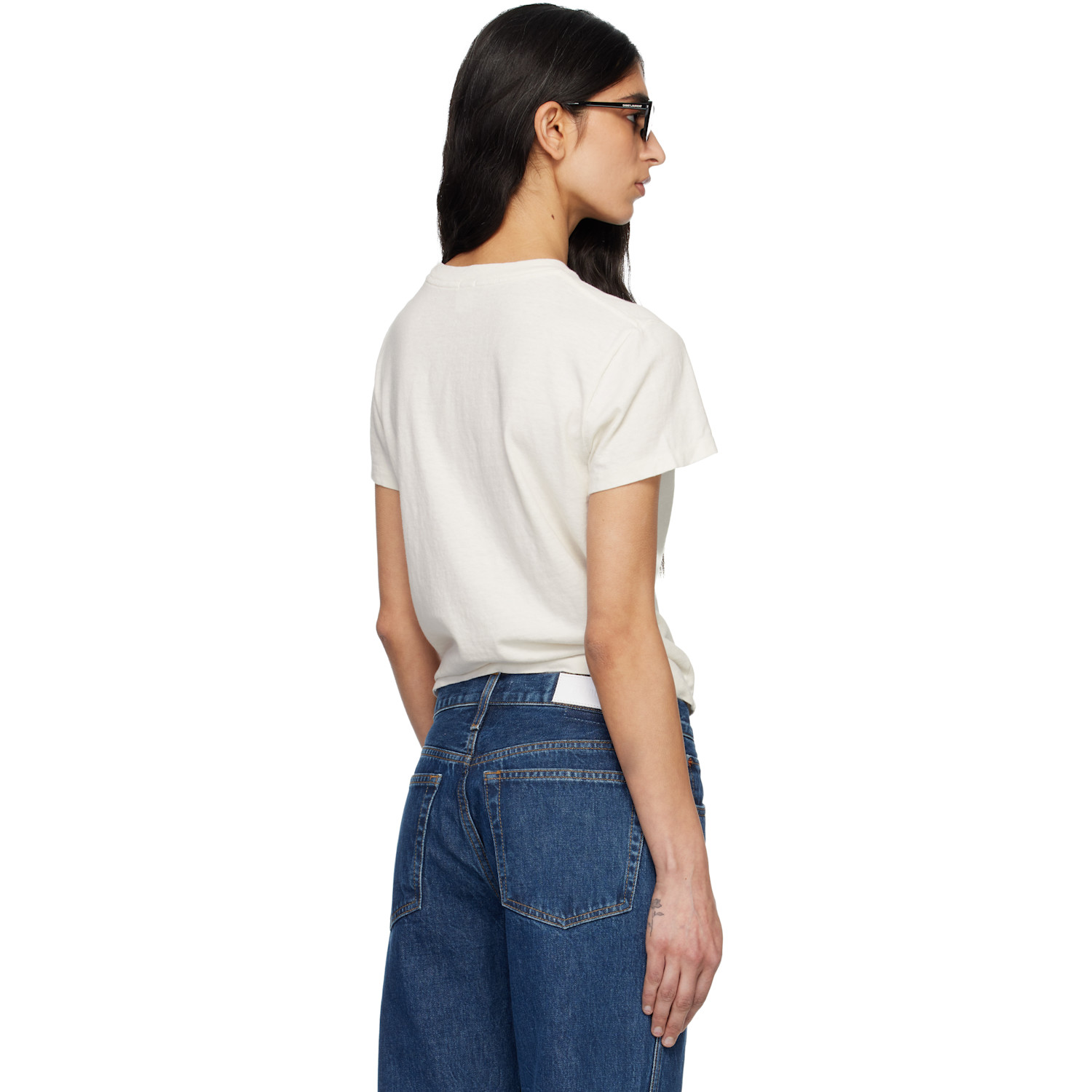  Re/done Off-white Classic 'lucky You' T-shirt 