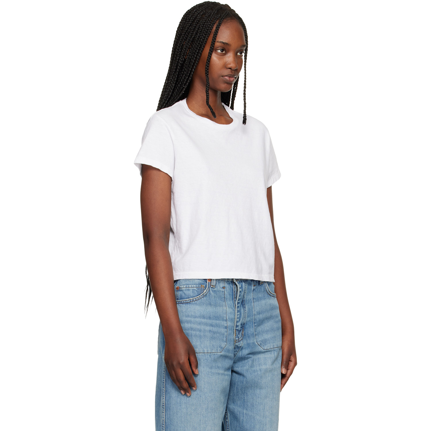  Re/done White Hanes Edition 1950s Boxy T-shirt 