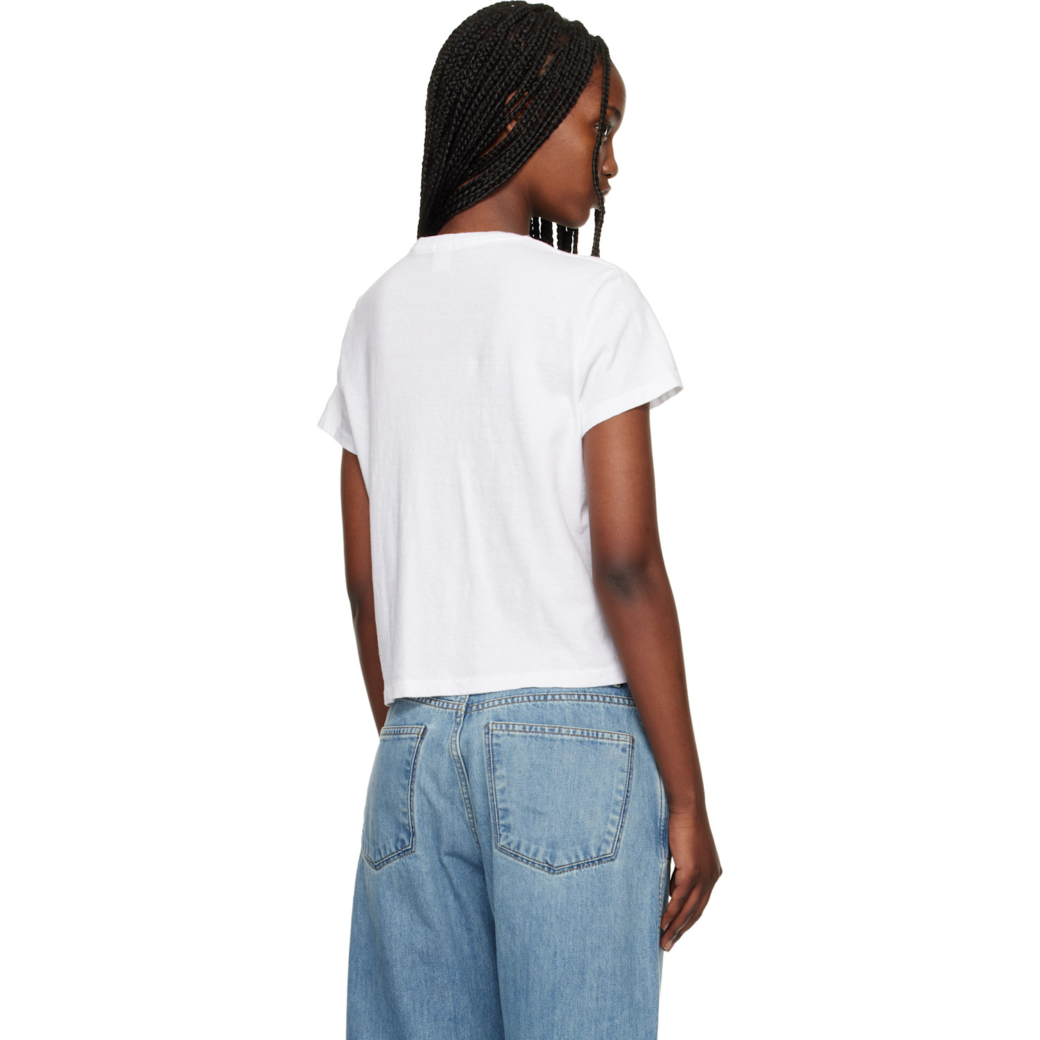  Re/done White Hanes Edition 1950s Boxy T-shirt 