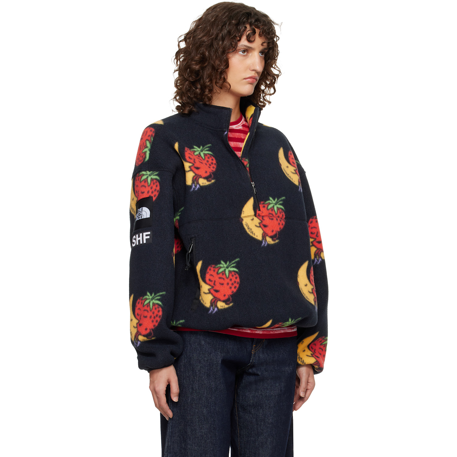  The North Face Black Sky High Farm Edition Fleece Half-zip Sweatshirt 