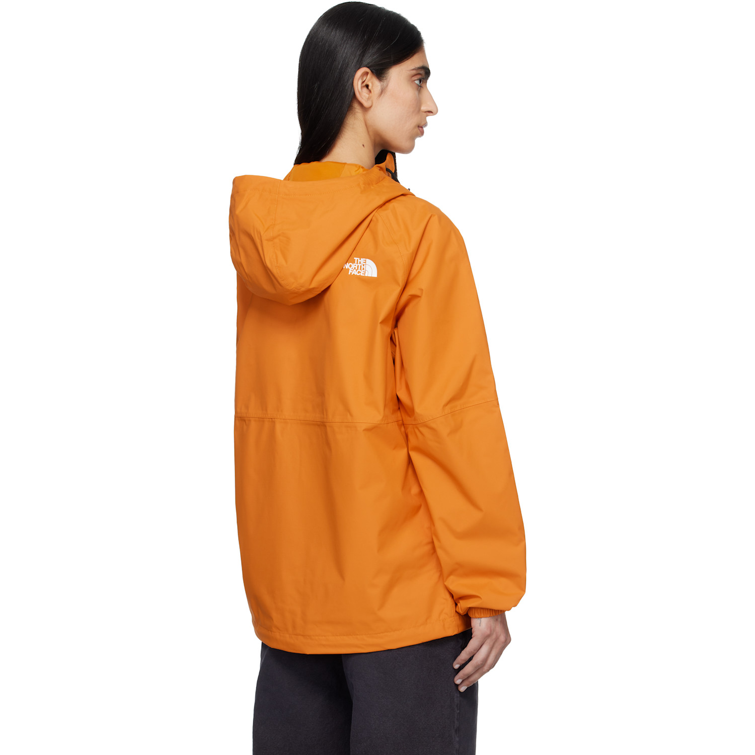  The North Face Orange Antora Rain Hoodie Jacket 