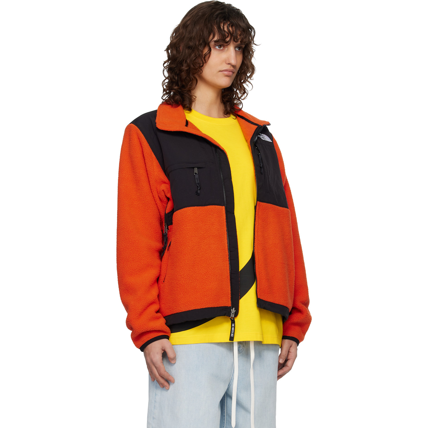  The North Face Orange Retro Denali Jacket 