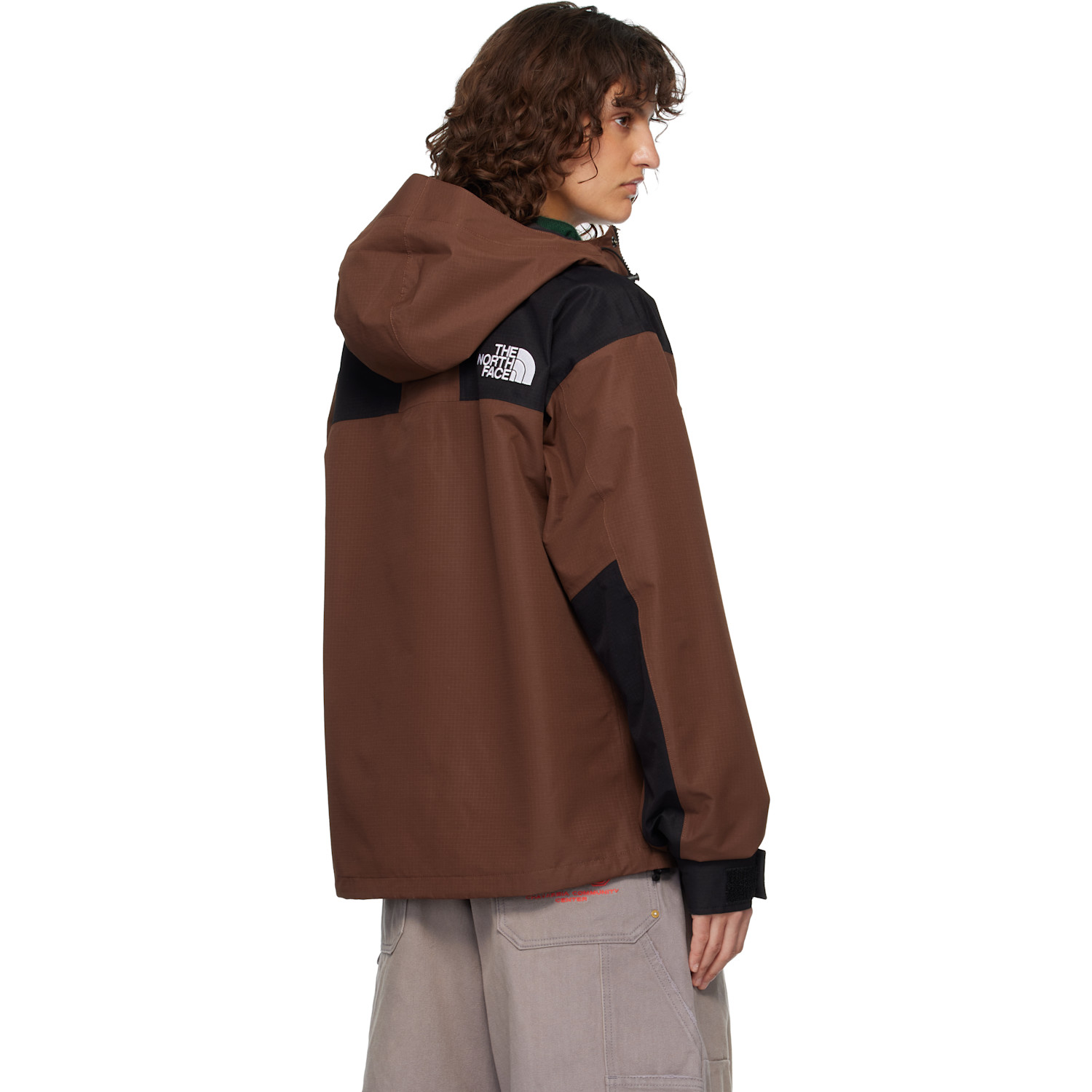  The North Face Brown Dryvent Mono Mountain Rain Jacket 