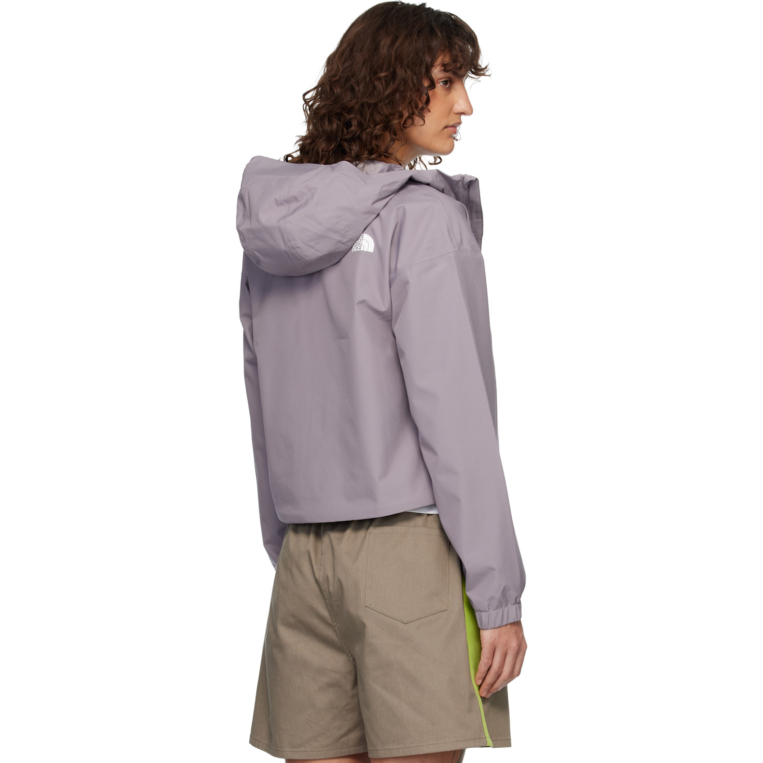  The North Face Purple Quest Cropped Waterproof Rain Jacket 
