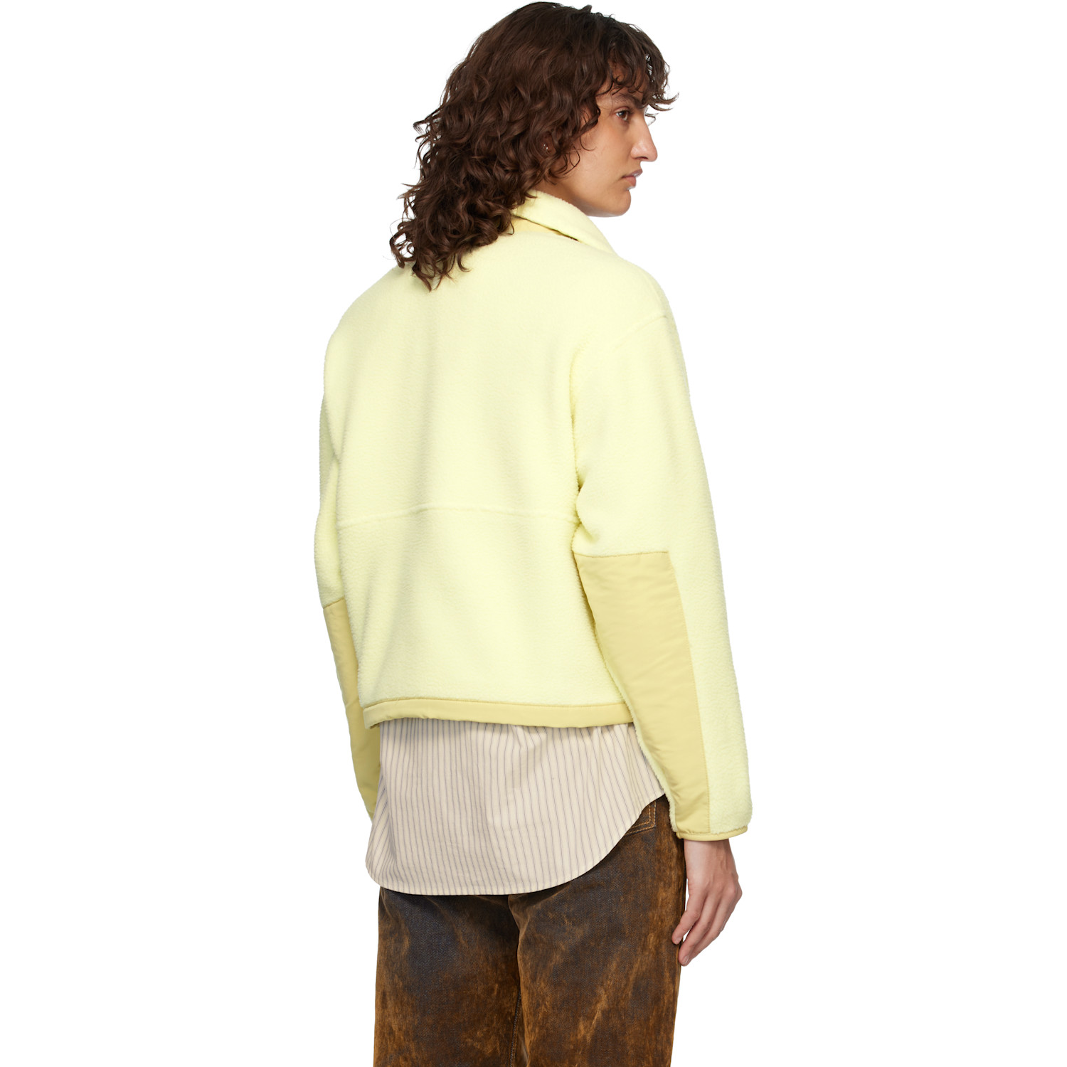  The North Face Yellow Yumiori Off Peak 1/2-zip Jacket 