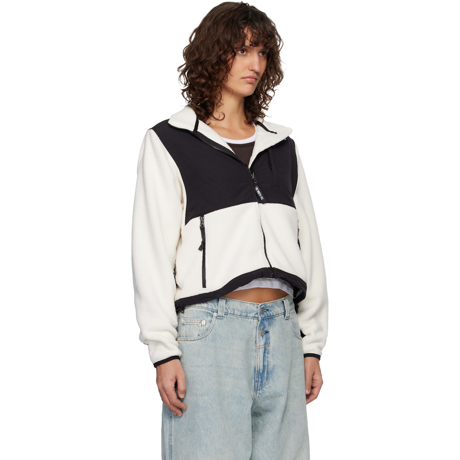  The North Face White Retro Denali Jacket 