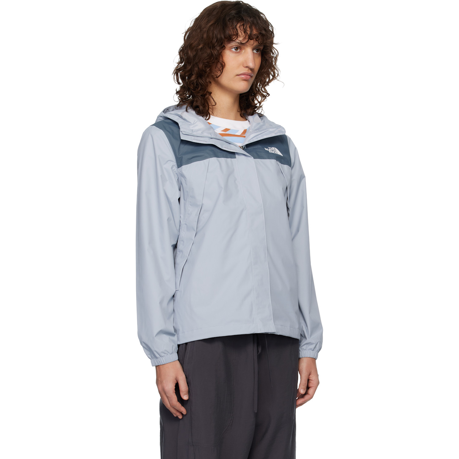 The North Face Blue Antora Rain Jacket 