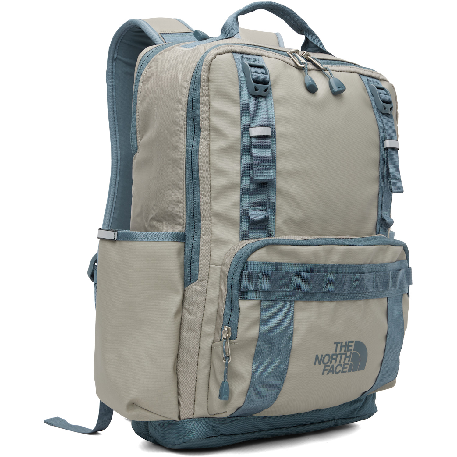  The North Face Gray & Blue Base Camp Daypack Backpack 
