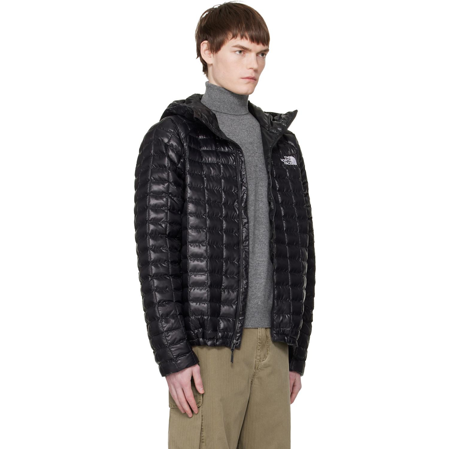  The North Face Black Thermoball Hooded Jacket 