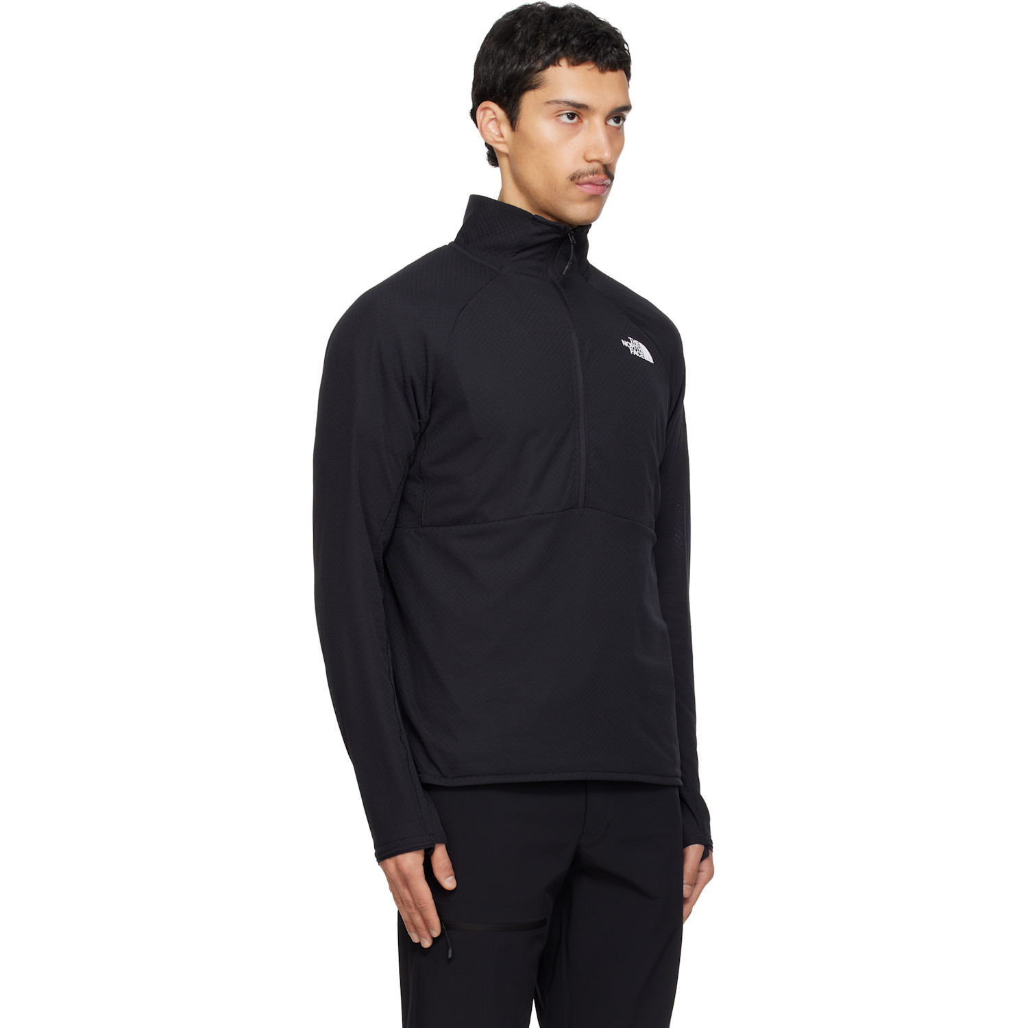  The North Face Black Summit Series Futurefleece Lt Quarter-zip Sweatshirt 
