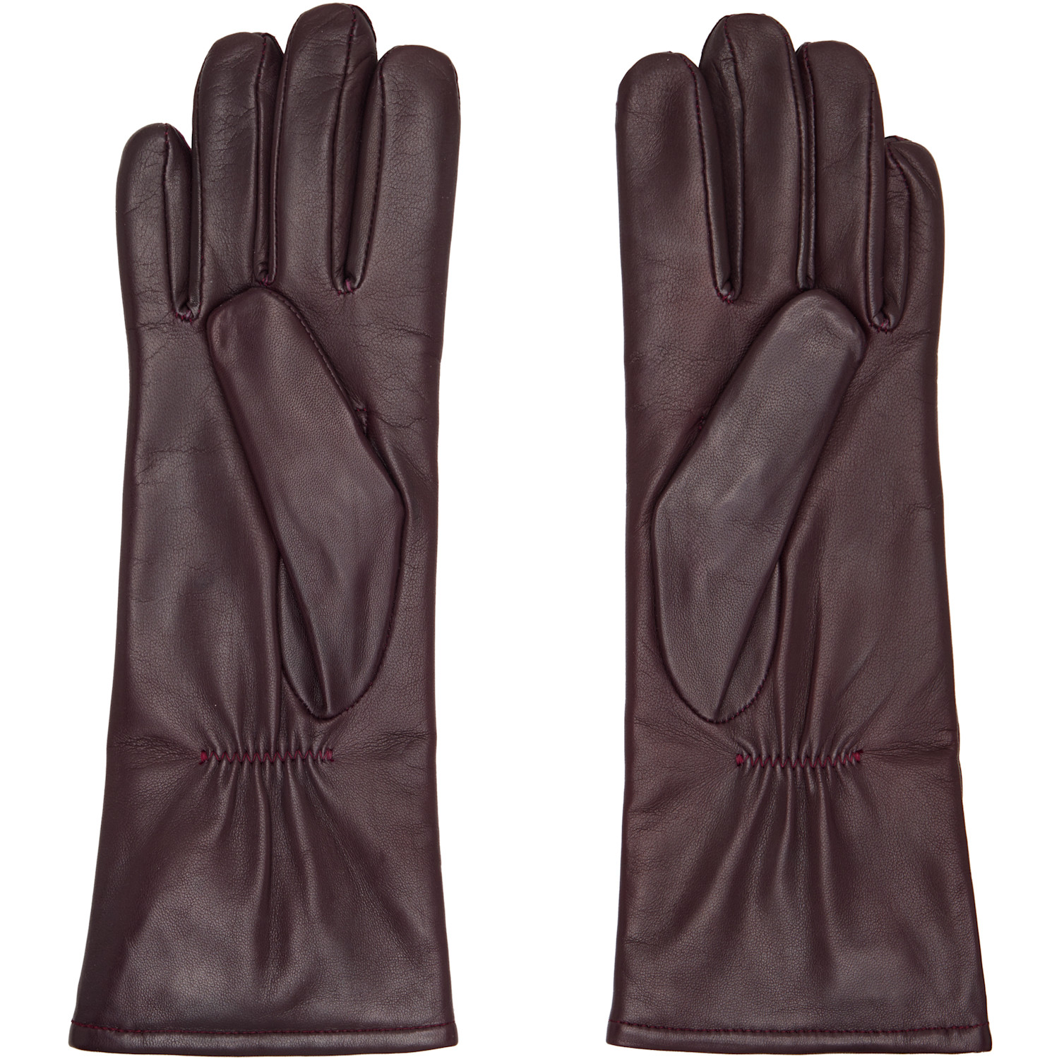  Our Legacy Burgundy Her Gloves 